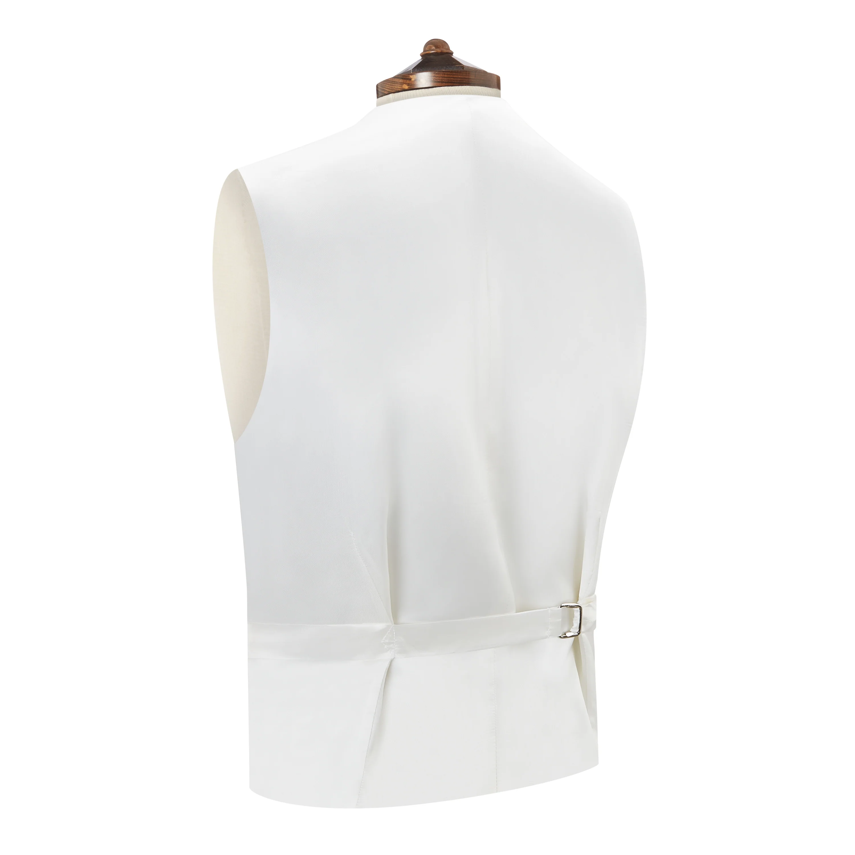 Hyde Buff Royal Gaberdine Wool Waistcoat - Image 2
