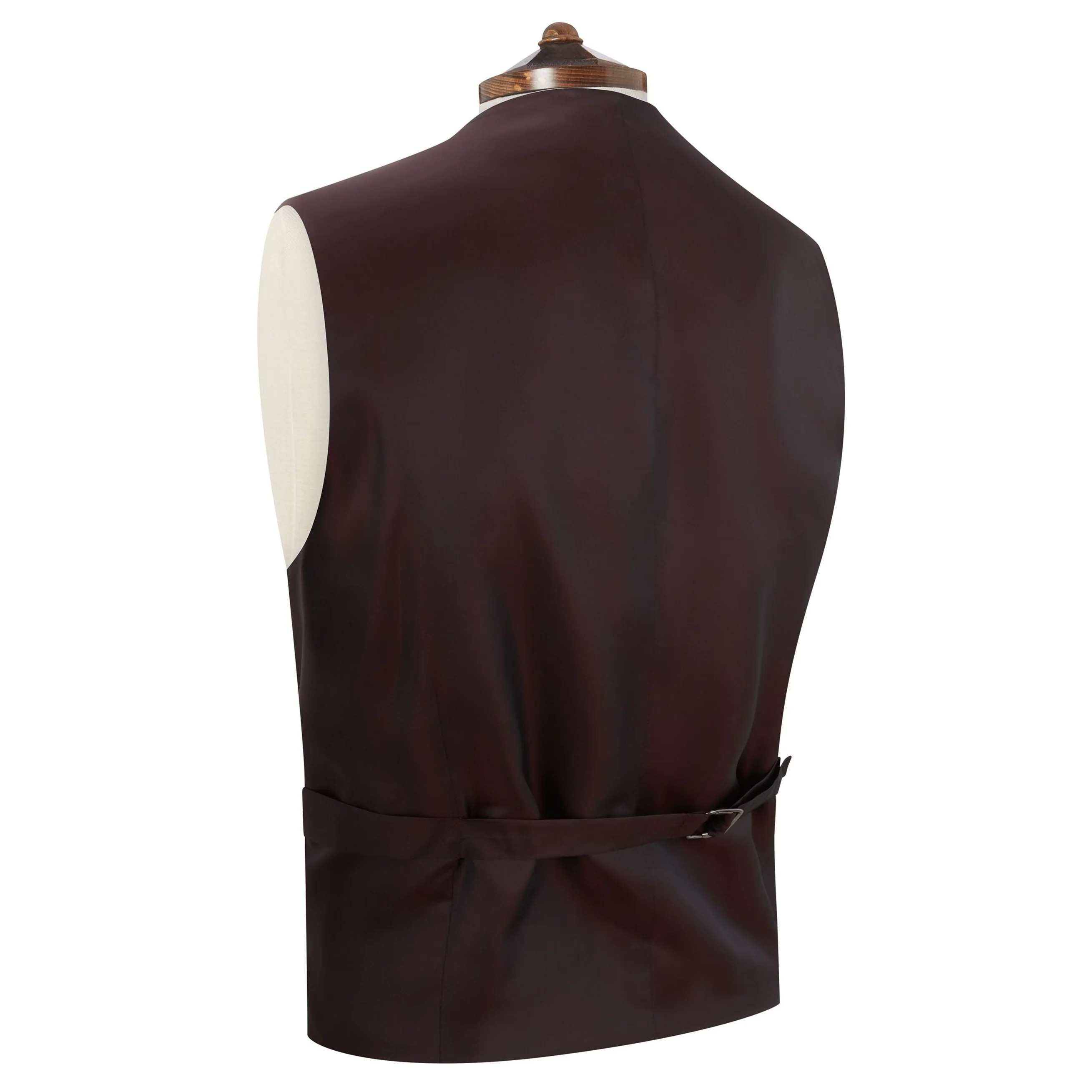 Hyde Light Navy Birdseye 150s Waistcoat - Image 2