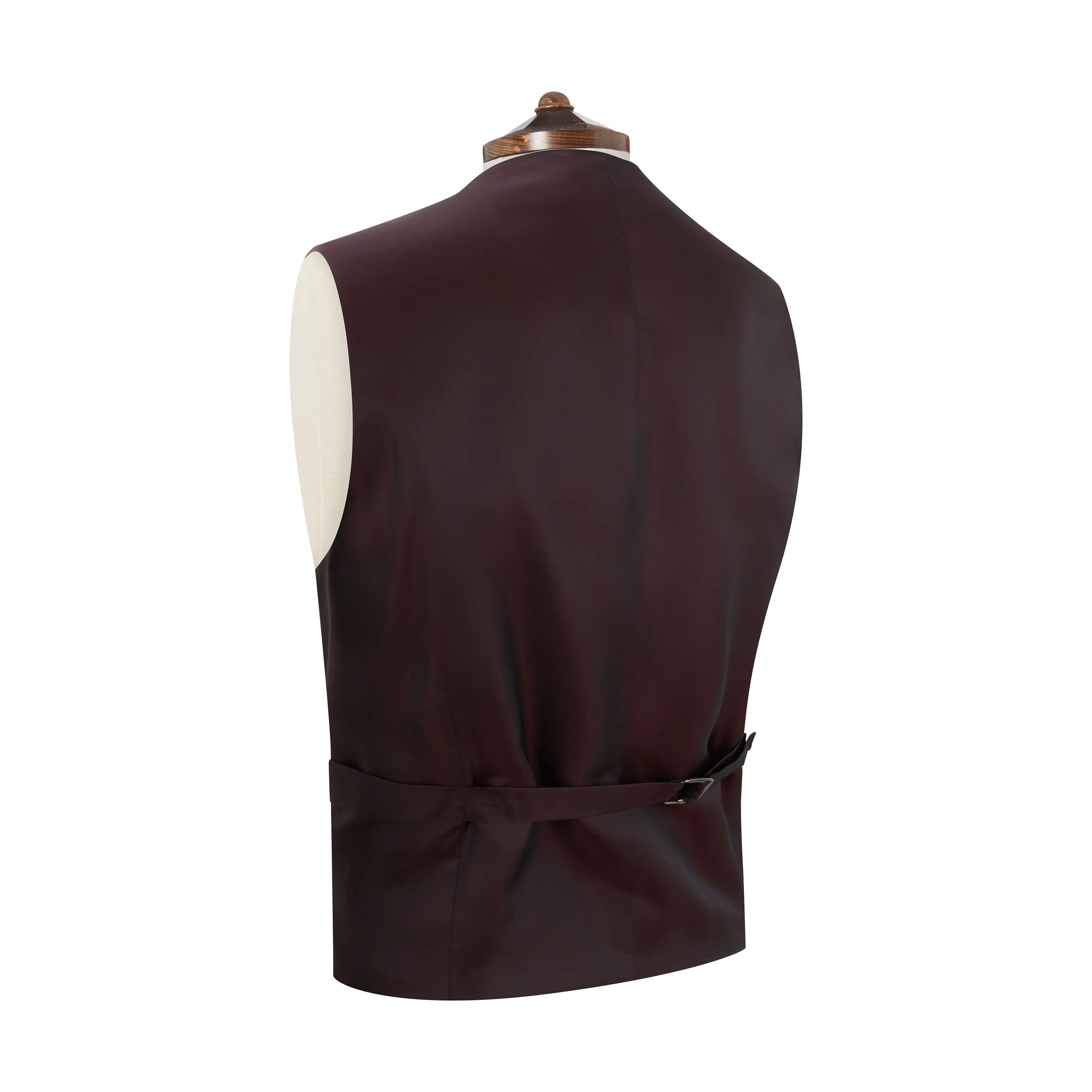 Hyde Navy Flannel Waistcoat - Image 2