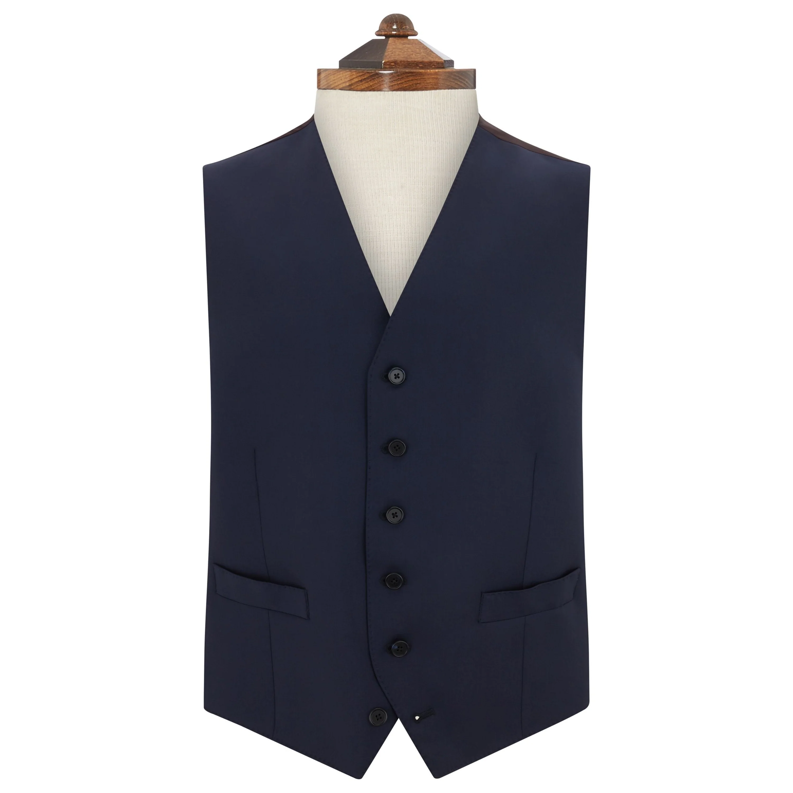 Hyde Navy Super 150's Waistcoat