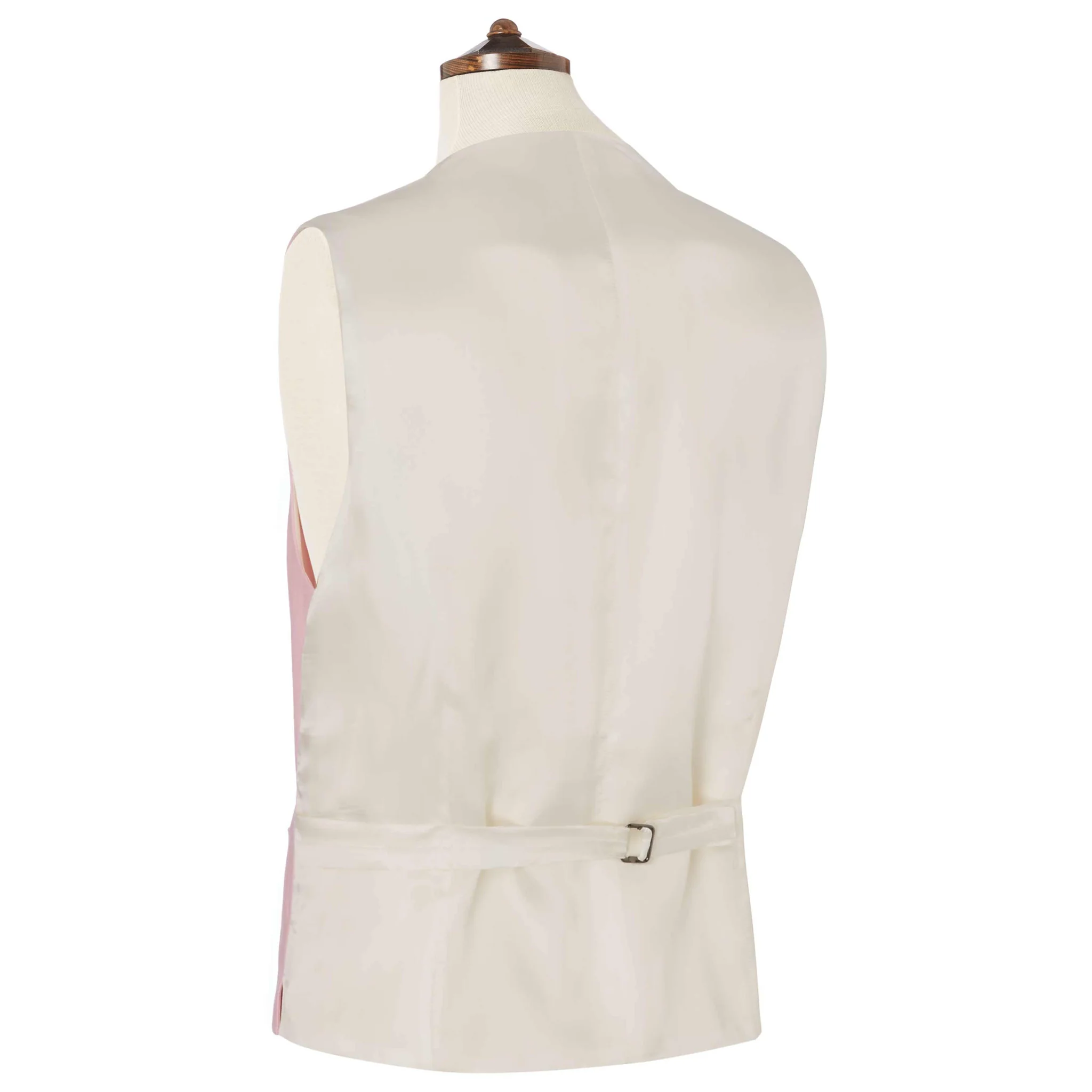 Hyde Pink Linen Waistcoat - Image 3