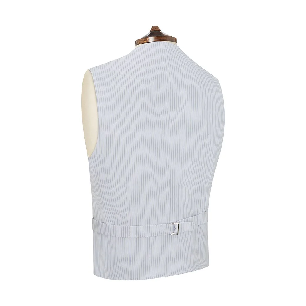 Hyde White Twill Linen Waistcoat - Image 2