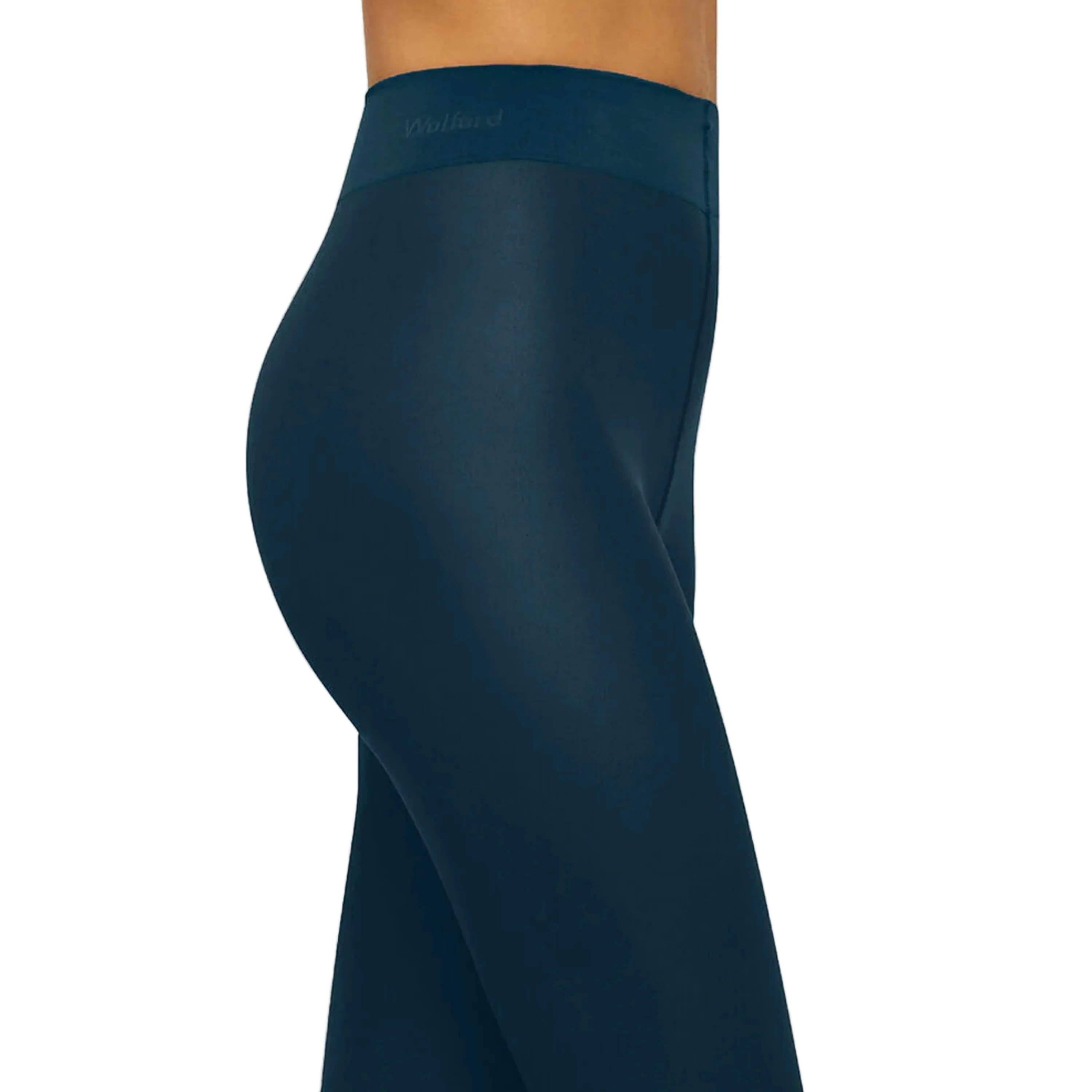 Individual Velvet De Luxe Tights Teal - Image 2