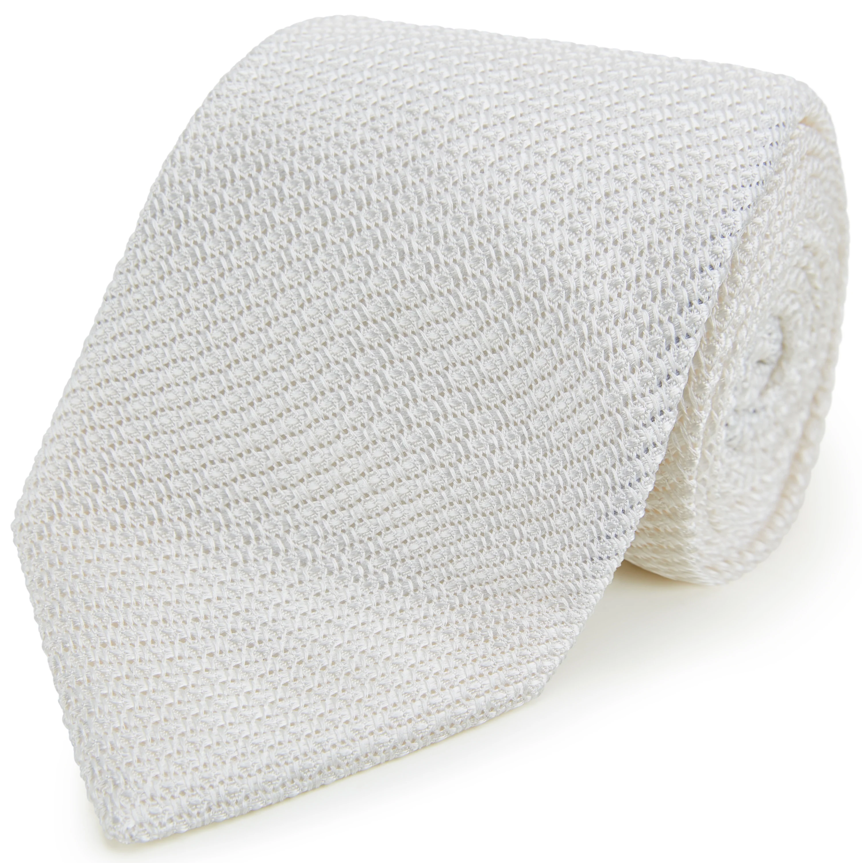 Ivory Grenadine Silk Tie