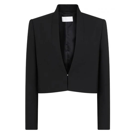 Jaluchi Cropped Black Jacket