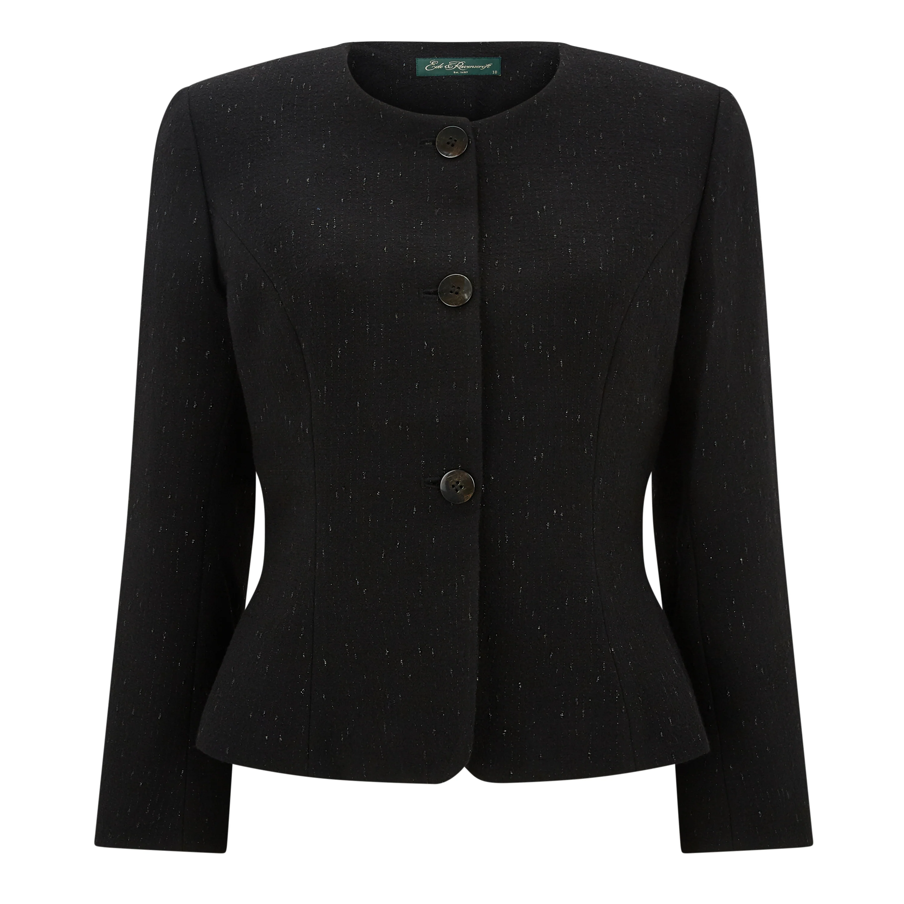 Kayla Tailored Glitter Wool Jacket