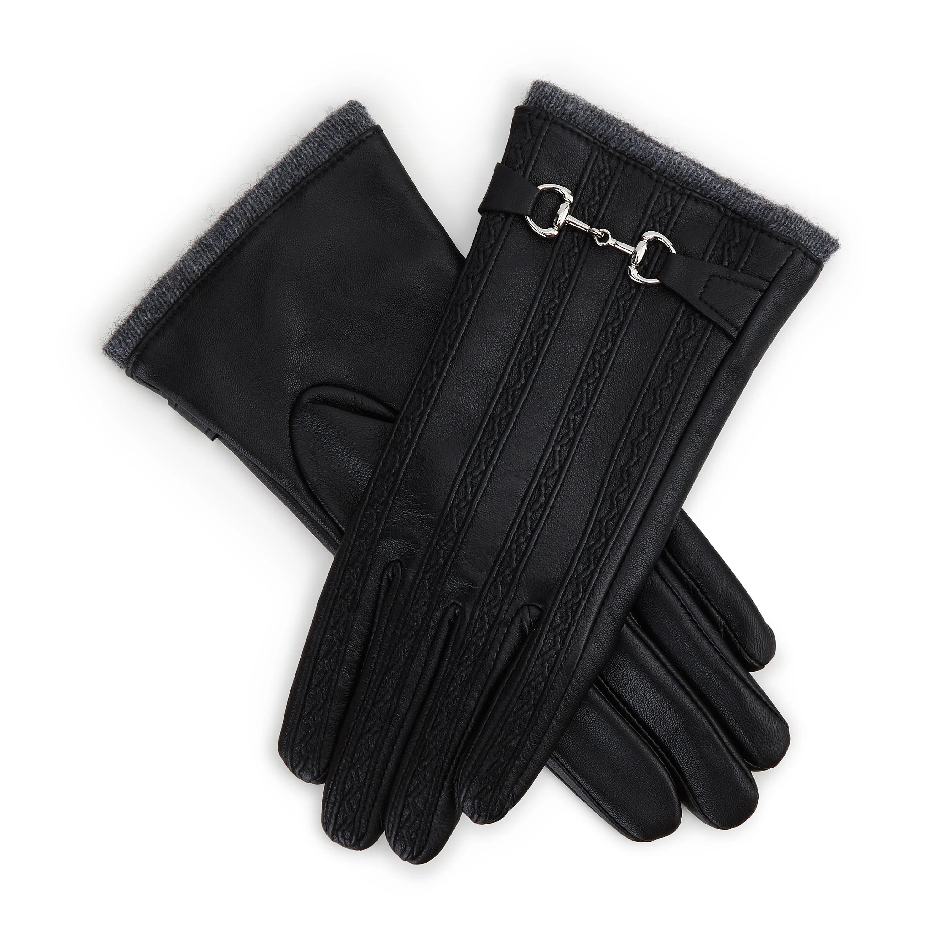 Keira Leather Wool Lined Leather Gloves