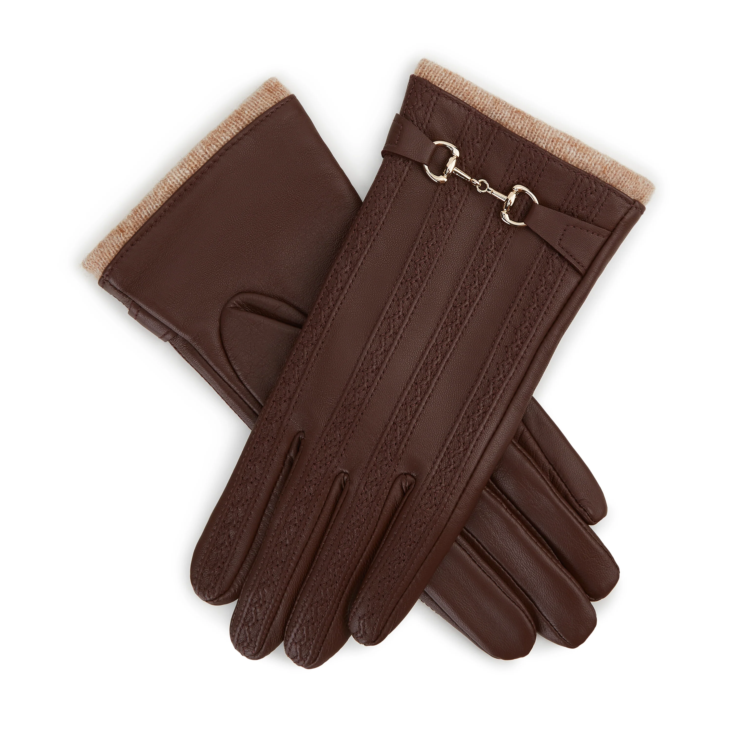 Keira Leather Wool Lined Leather Gloves