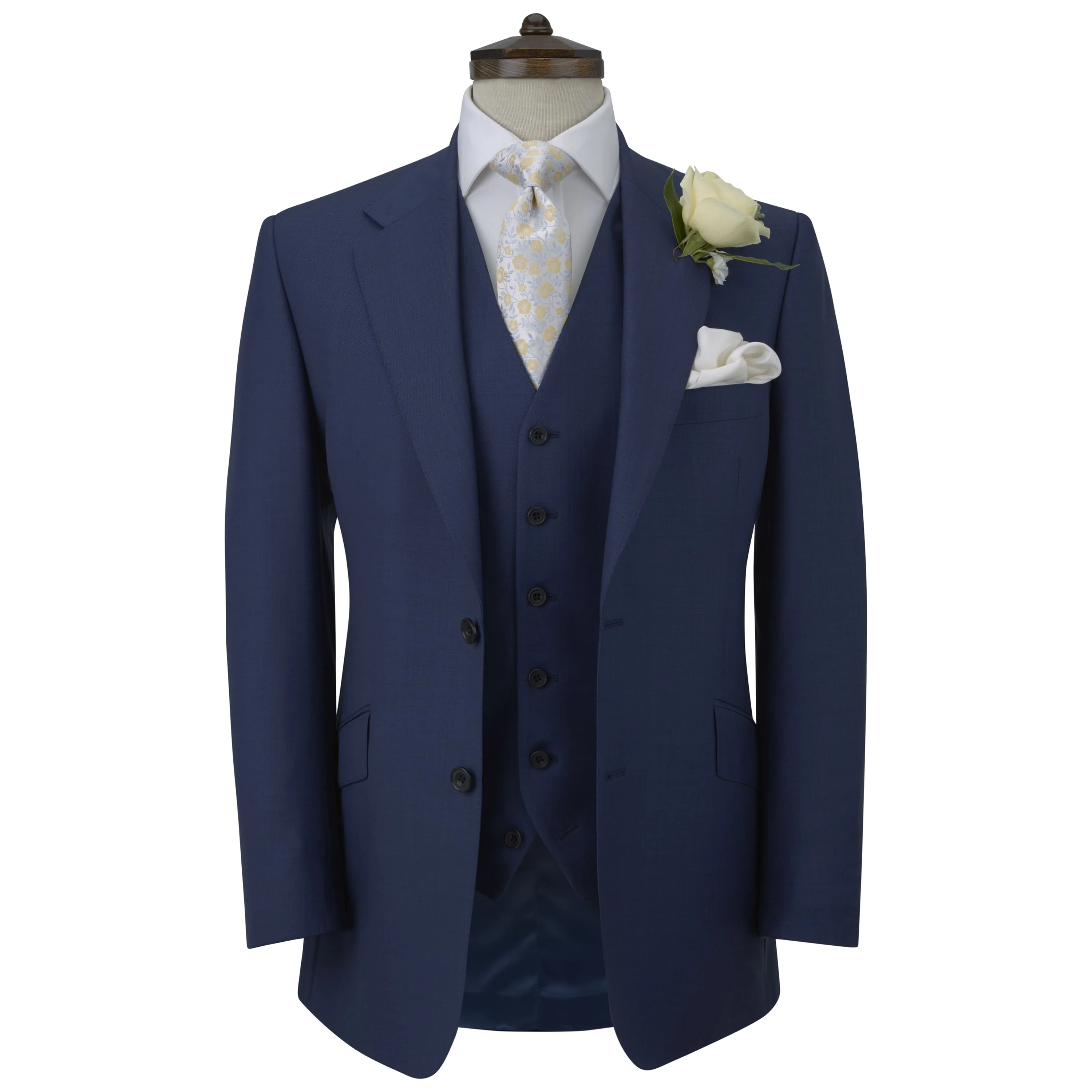 Kensington Light Navy Plain Weave Suit - Image 8