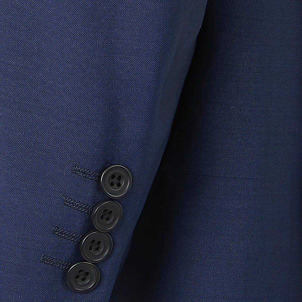 Kilburn Blue Plain Weave Suit - Image 5