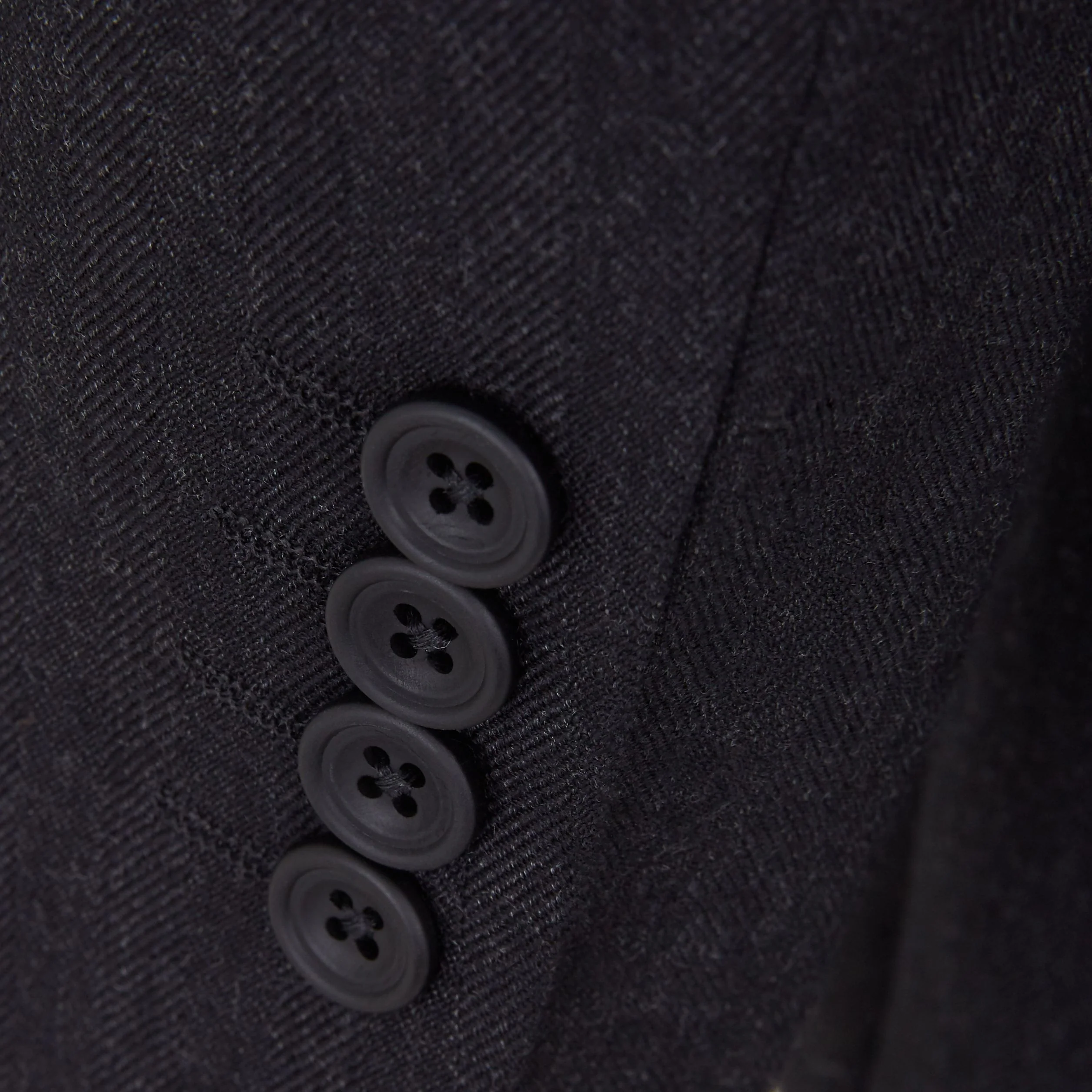 Kingsbury Charcoal Wide Herringbone Suit - Image 3