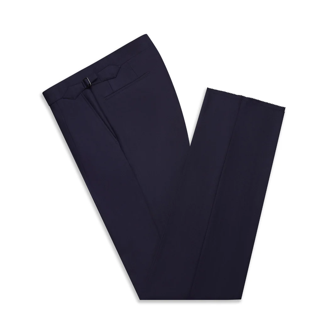 Kingsbury Navy Wide Herringbone Suit - Image 4