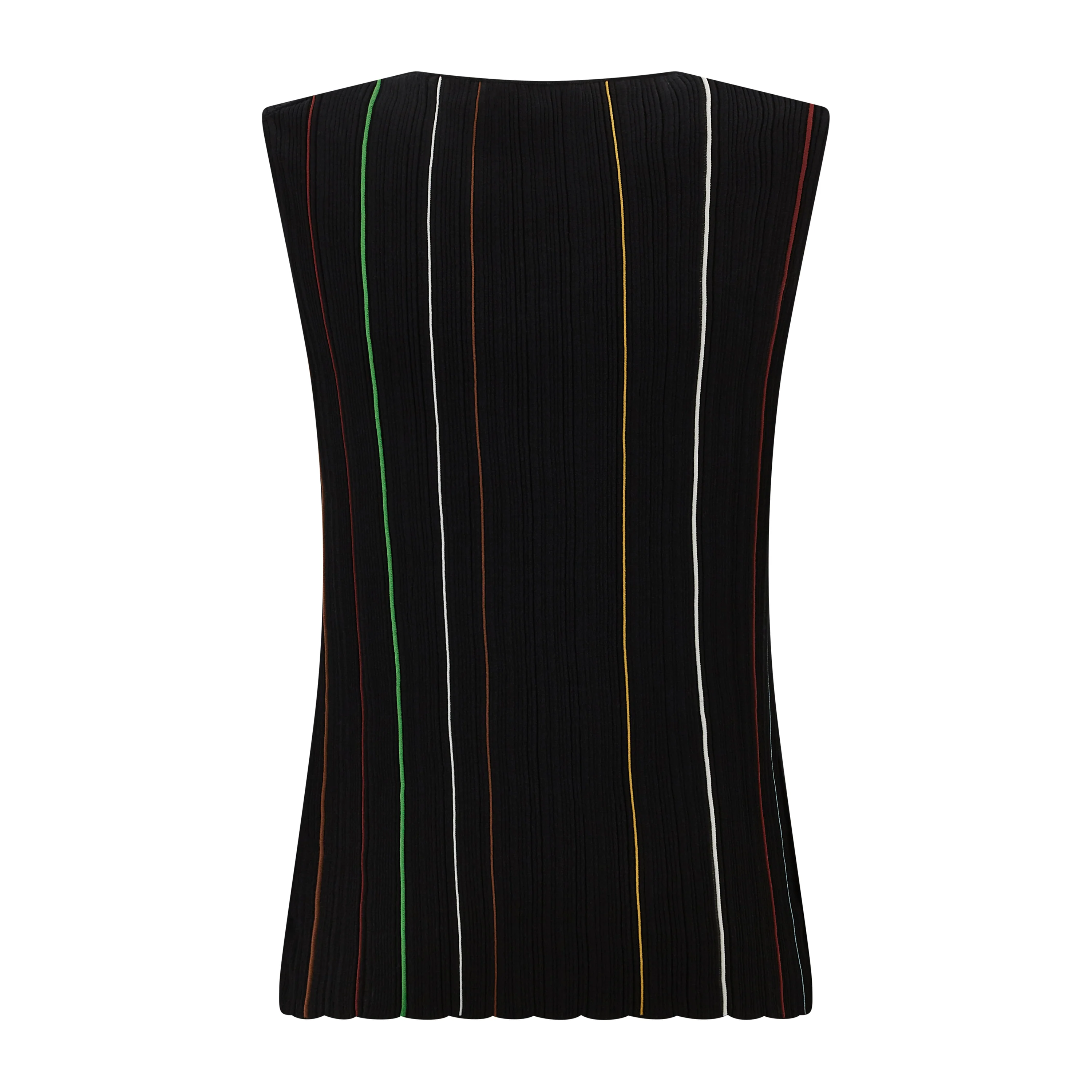 Knitted V-Neck Top - Image 2