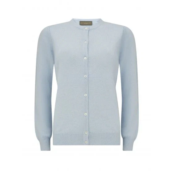 Kylah Round Neck Cashmere Cardigan