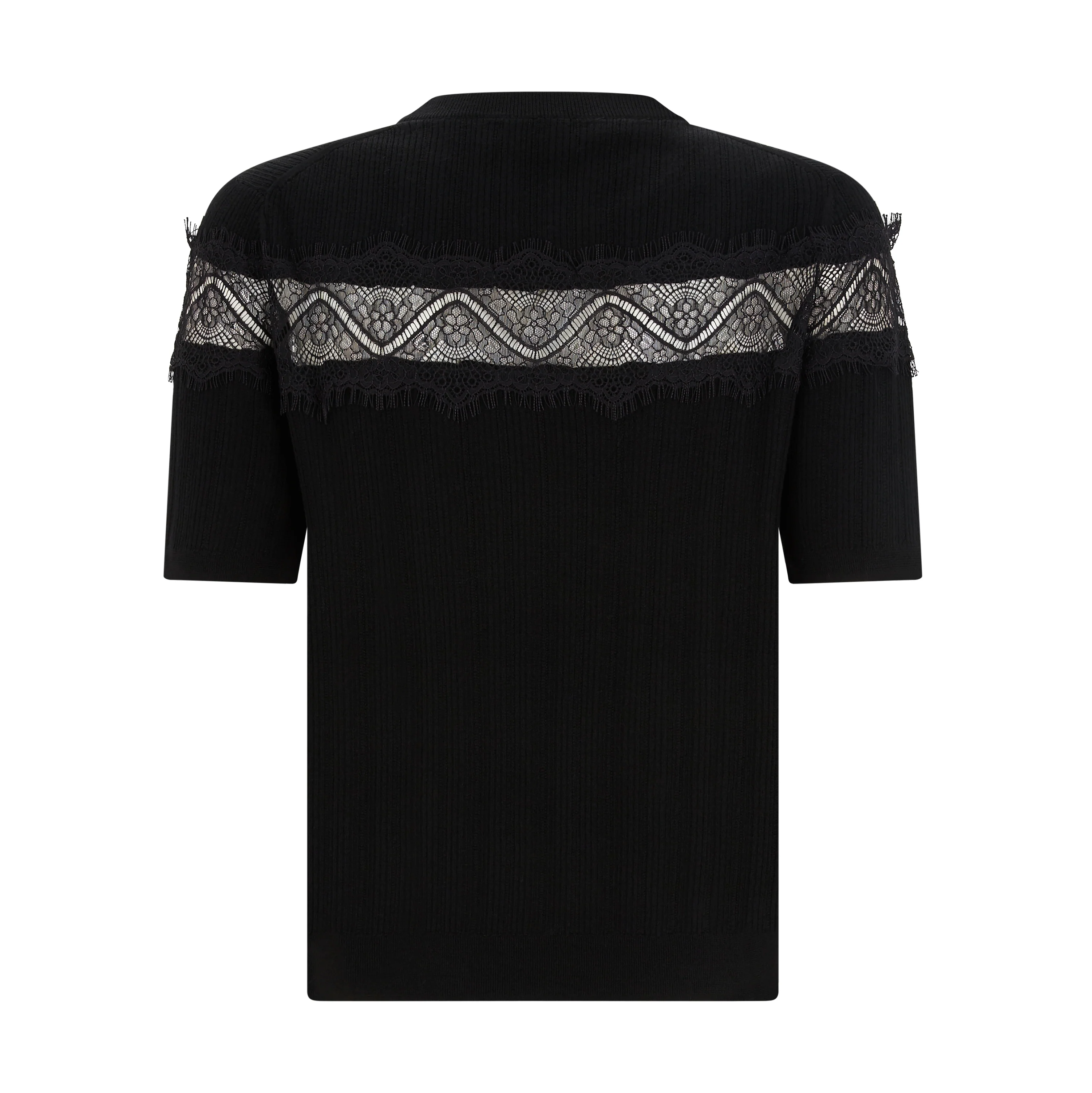 Lace Embroidary Knitted Top - Image 2