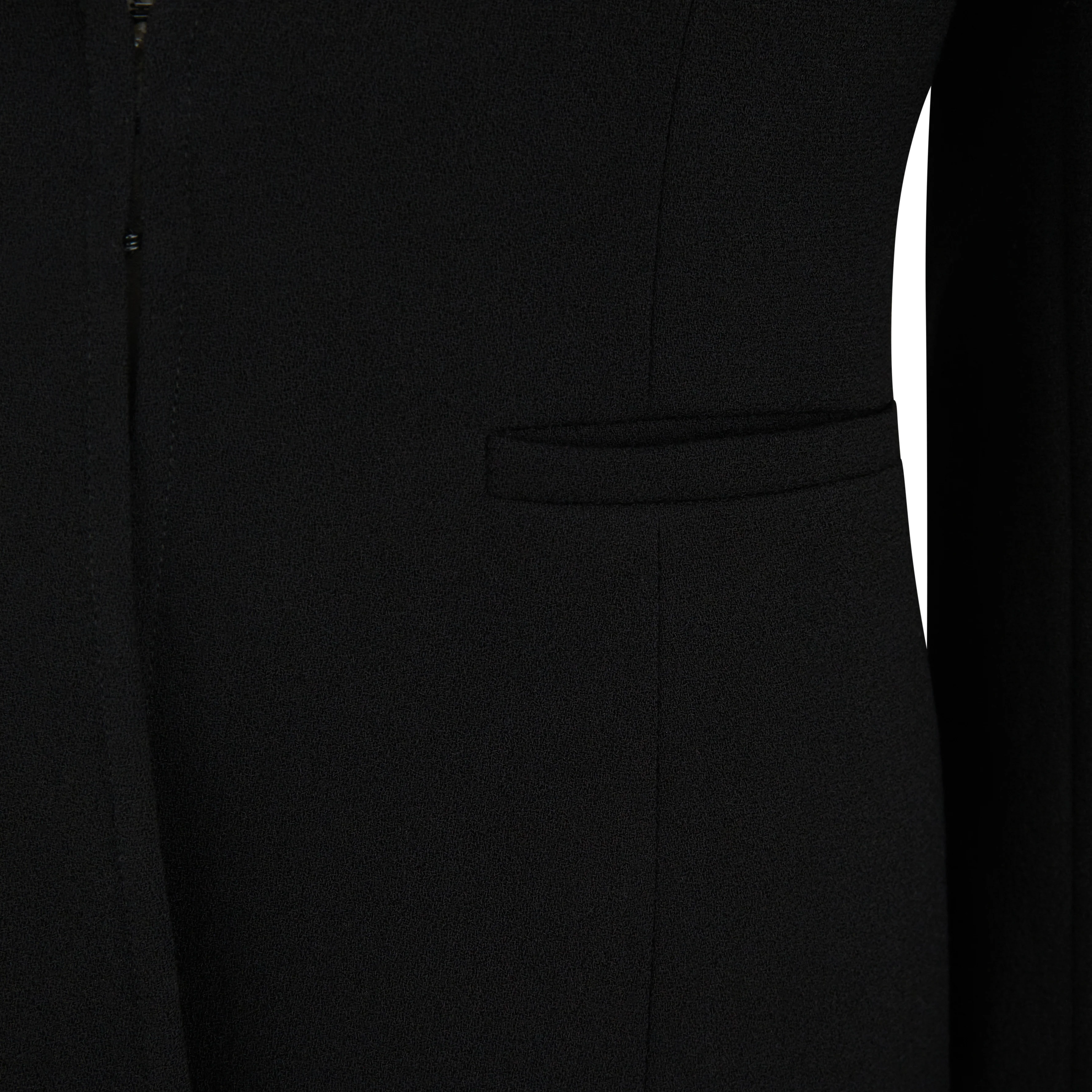 Lily Tailored Wool Crepe Clasp Jacket - Image 3
