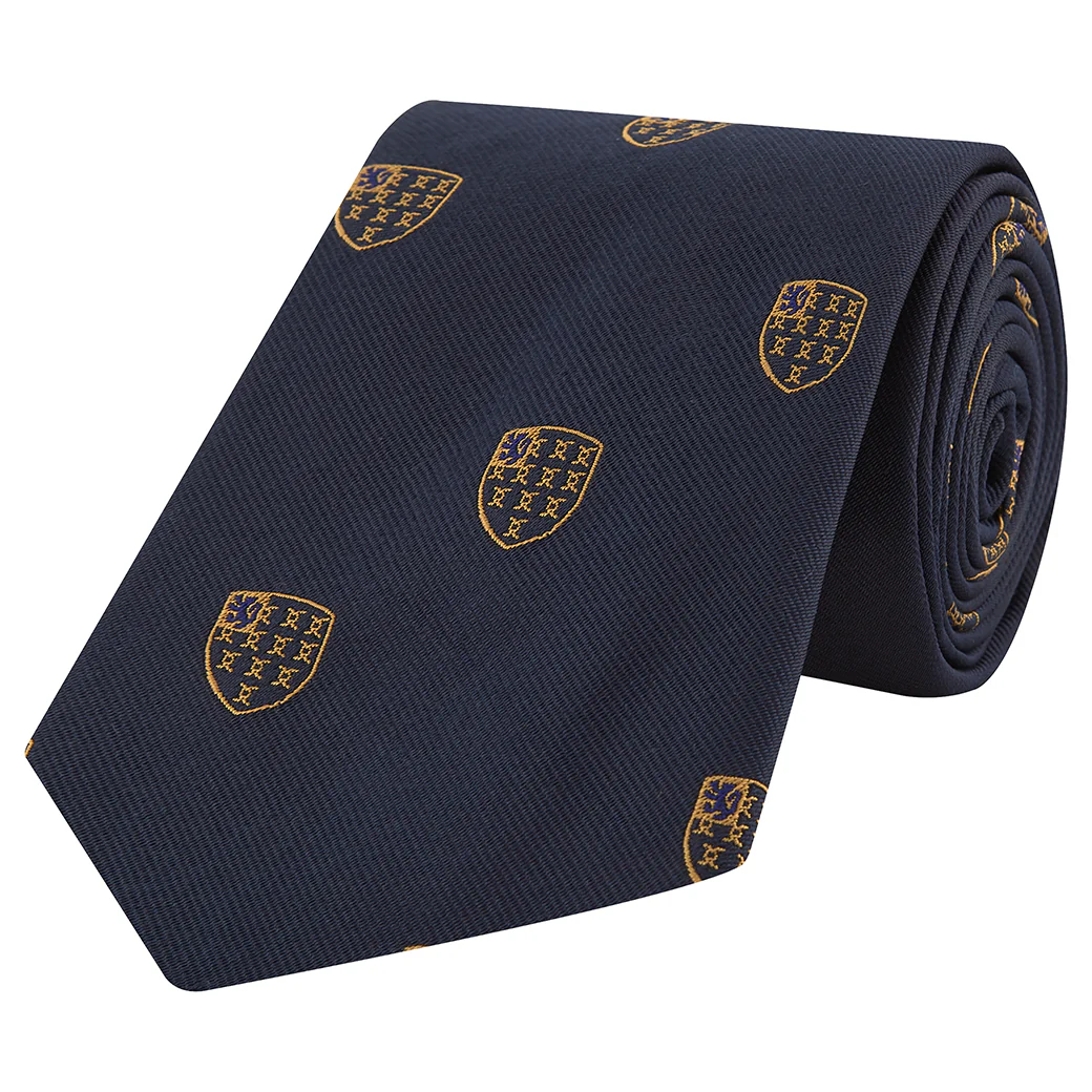 Lincoln's Inn Crest Navy Gold Silk Tie
