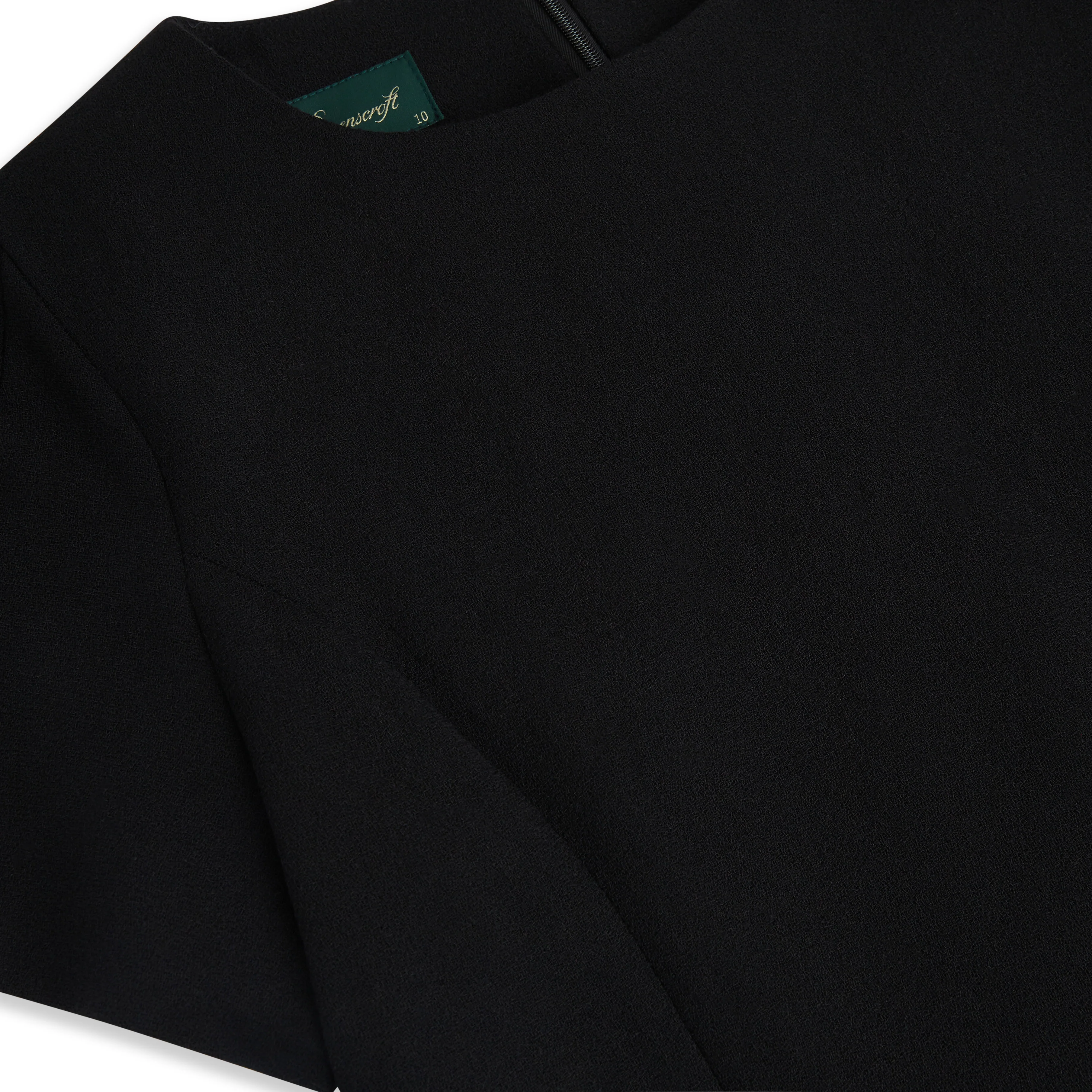 Lyndell Tailored Wool Crepe Dress - Image 3