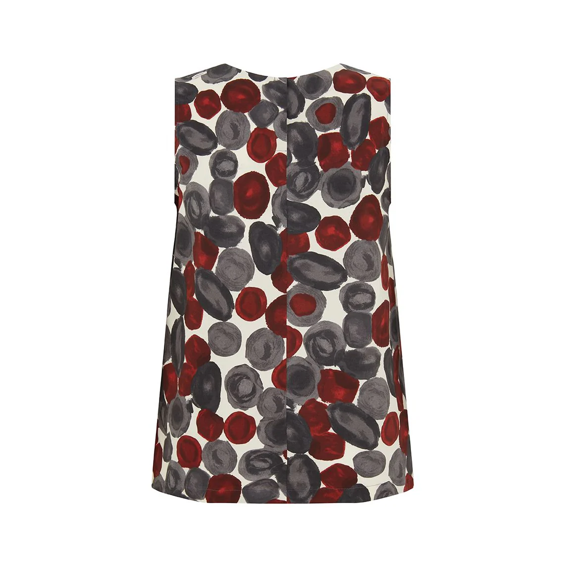 Marta Marble Print Cotton Top - Image 2