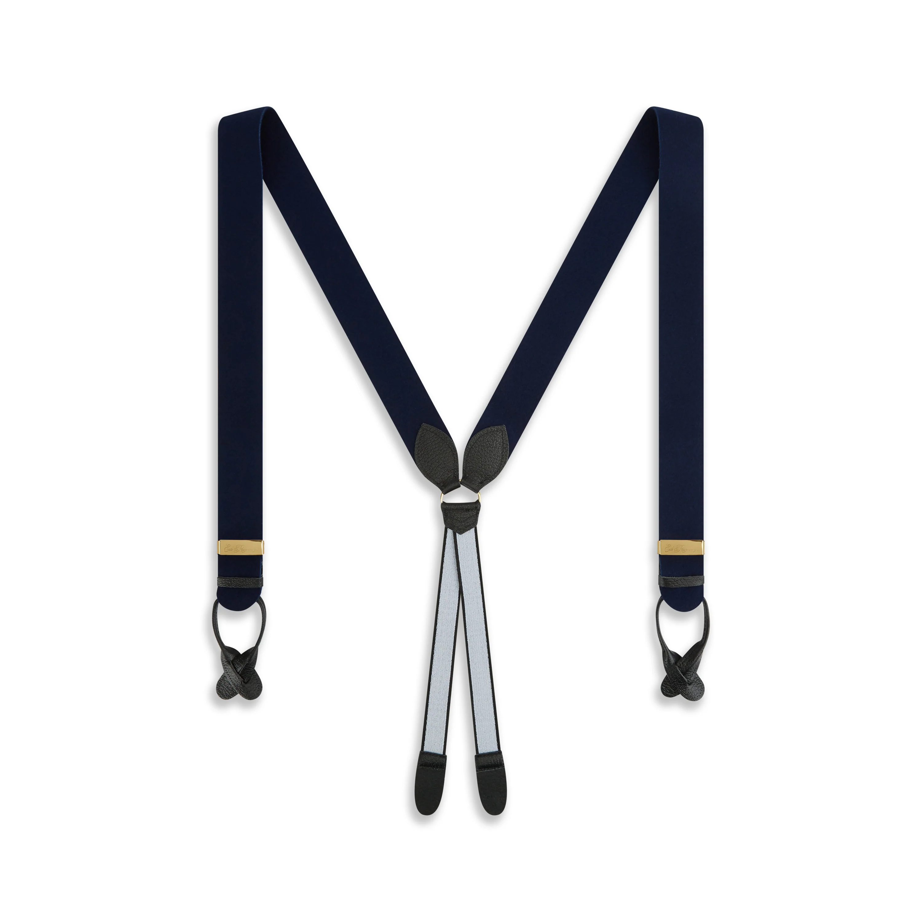 Navy box cloth braces - Image 2
