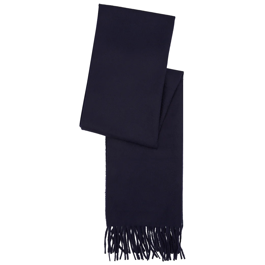 Navy Cashmere Scarf
