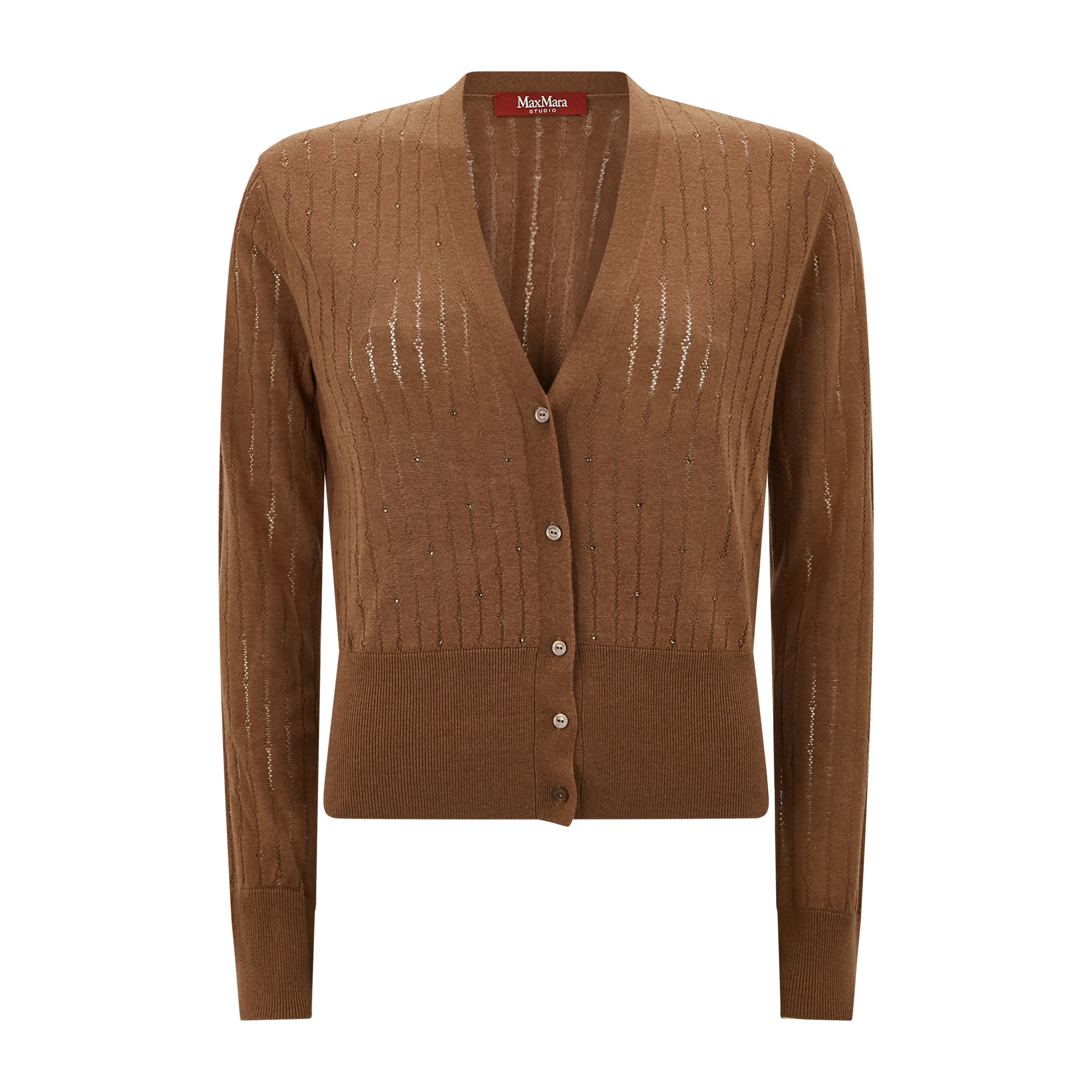 Nogara Silk Wool Knitted Cardigan