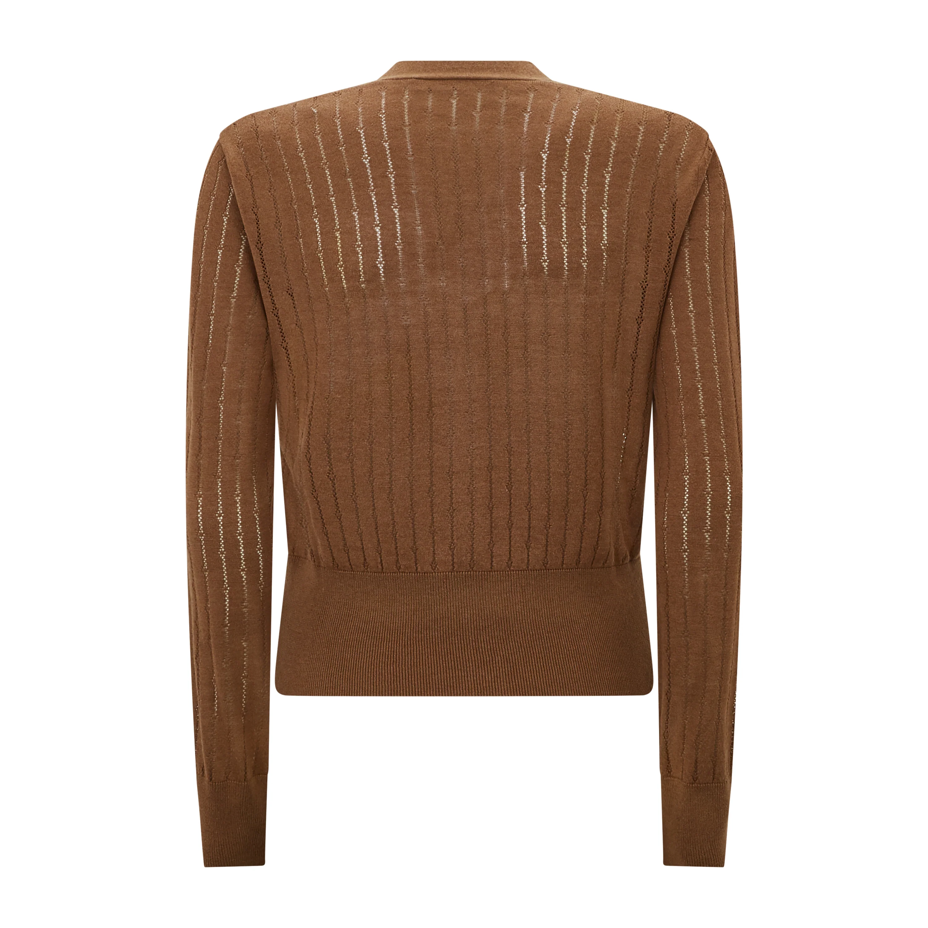 Nogara Silk Wool Knitted Cardigan - Image 2