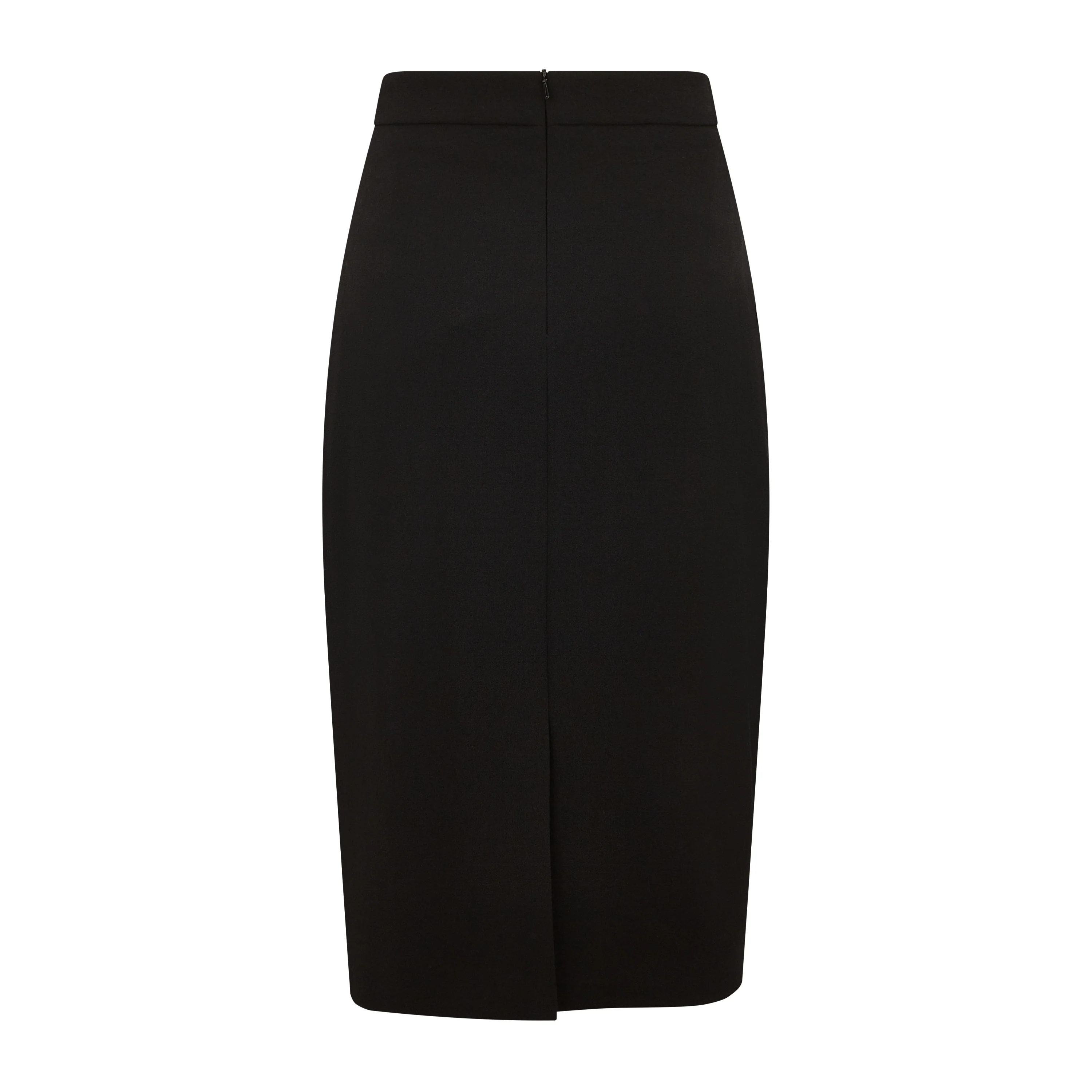 Paige Tailored Wool Crepe Midi Skirt - Image 2