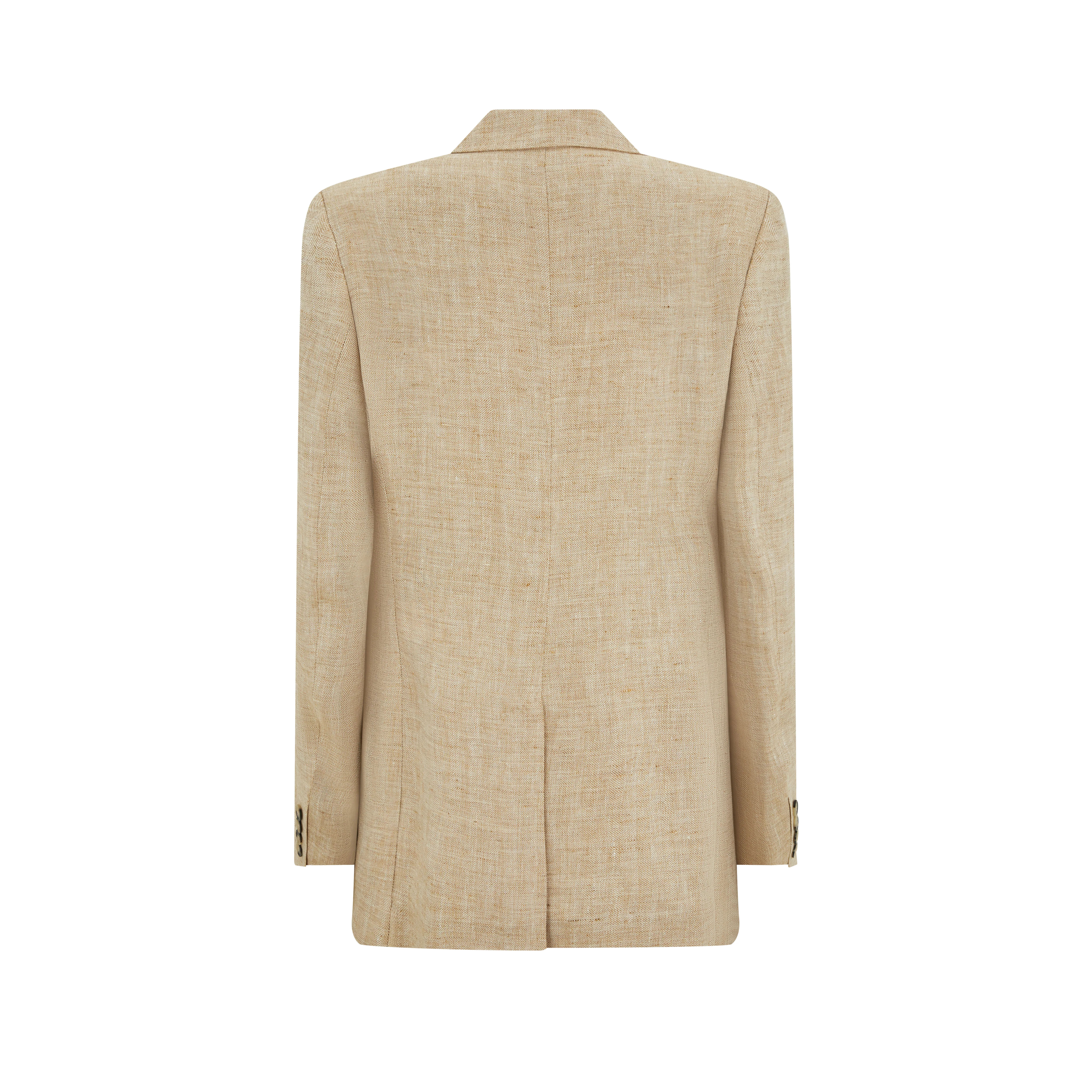 Palau Tailored Herringbone Linen Jacket - Image 2