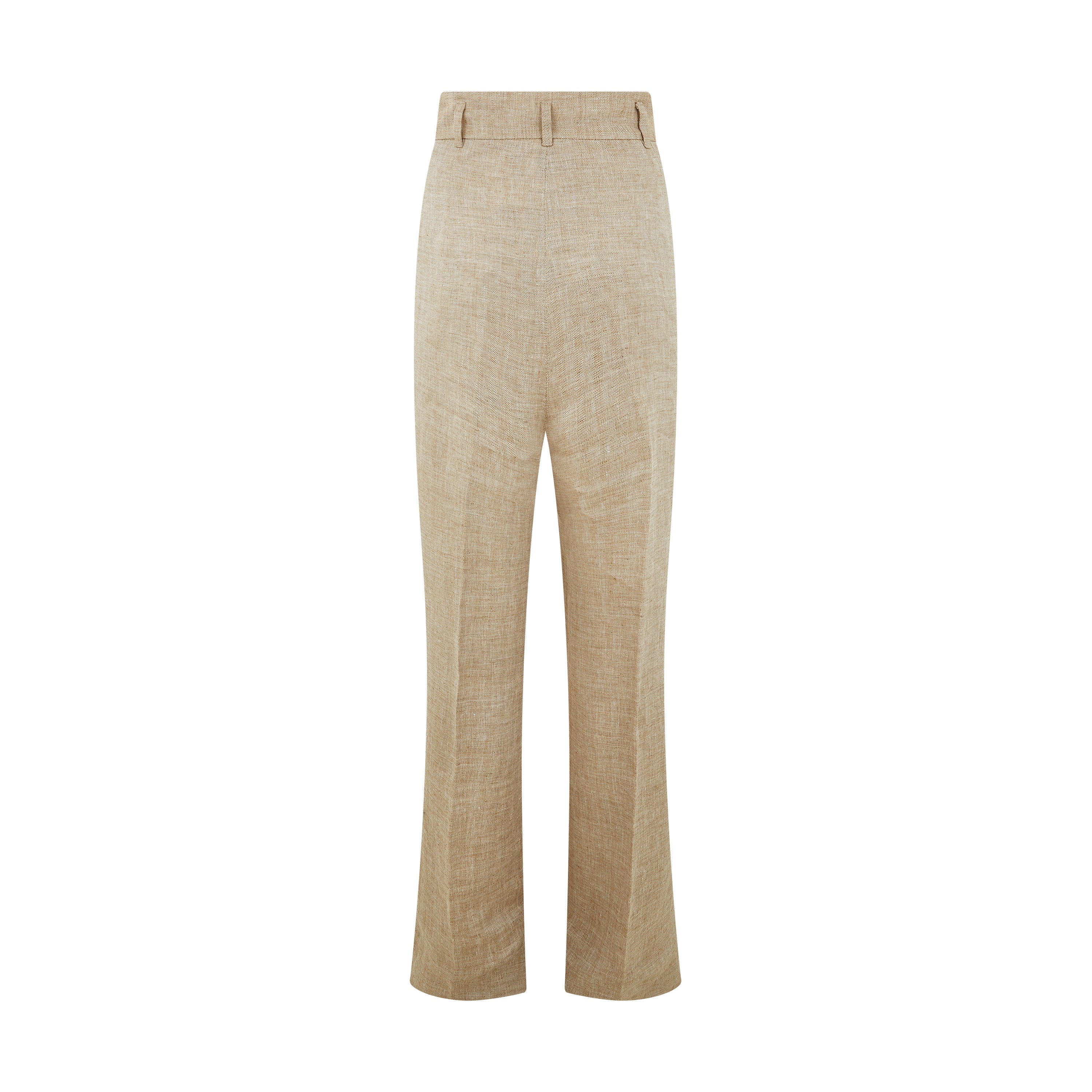 Treviso Tailored Herringbone Linen Trouser - Image 2