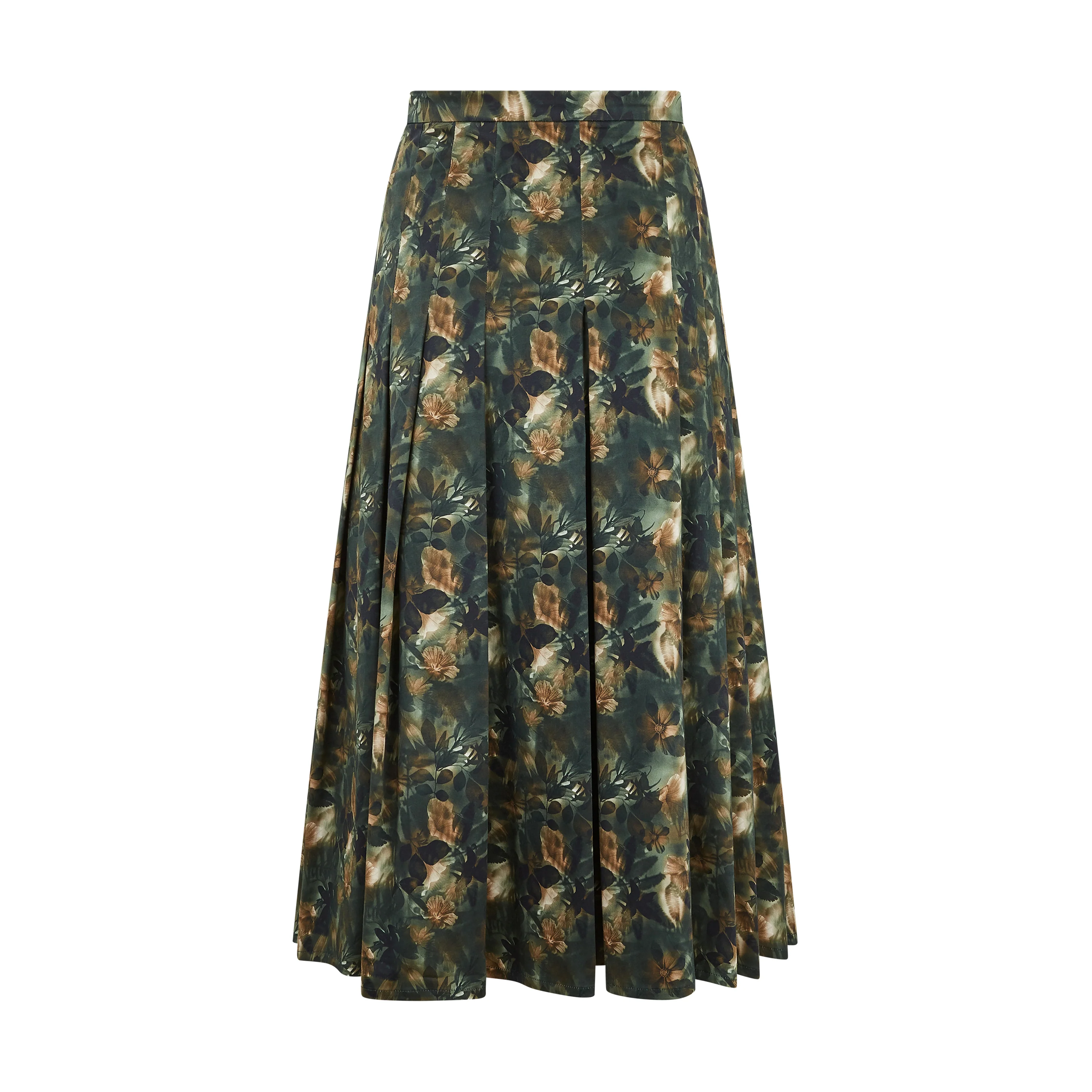 Penny Cotton Print Midi Skirt - Image 2
