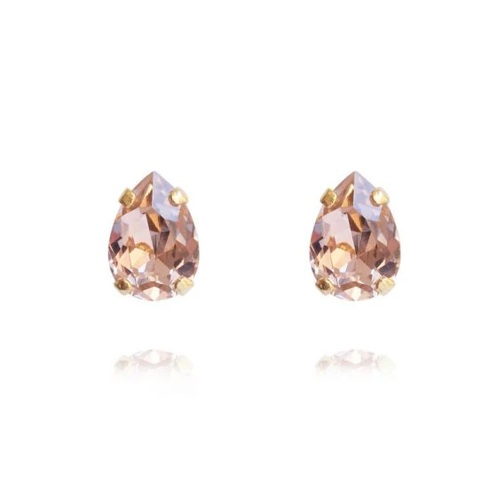 Petite Drop Rose Gold Vintage Earrings