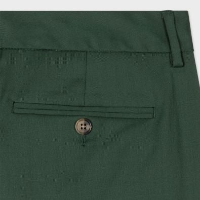 Tailored Cigarette Wool Trouser Emerald Green - Image 3