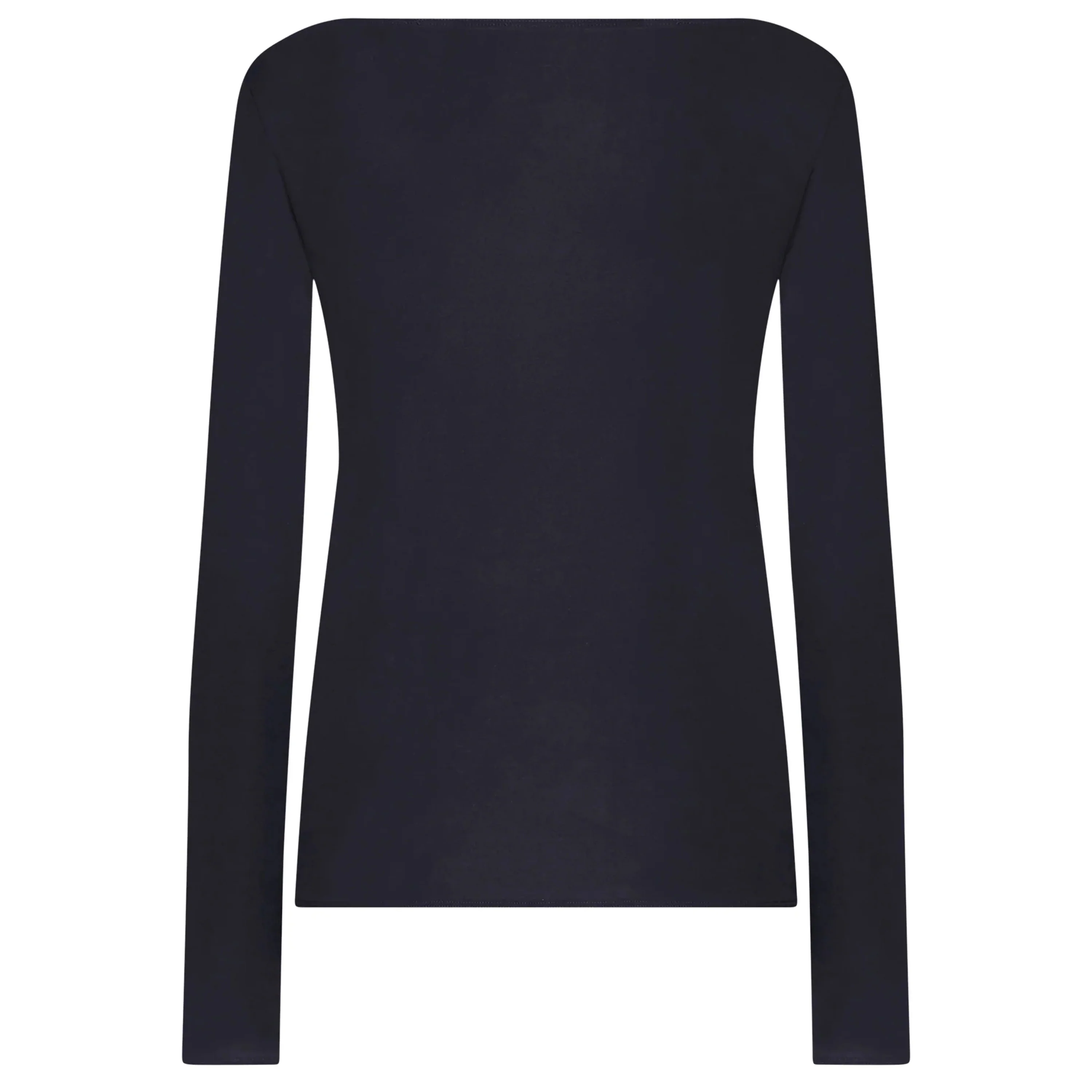 Pure Boat Neck Long Sleeve Black - Image 3