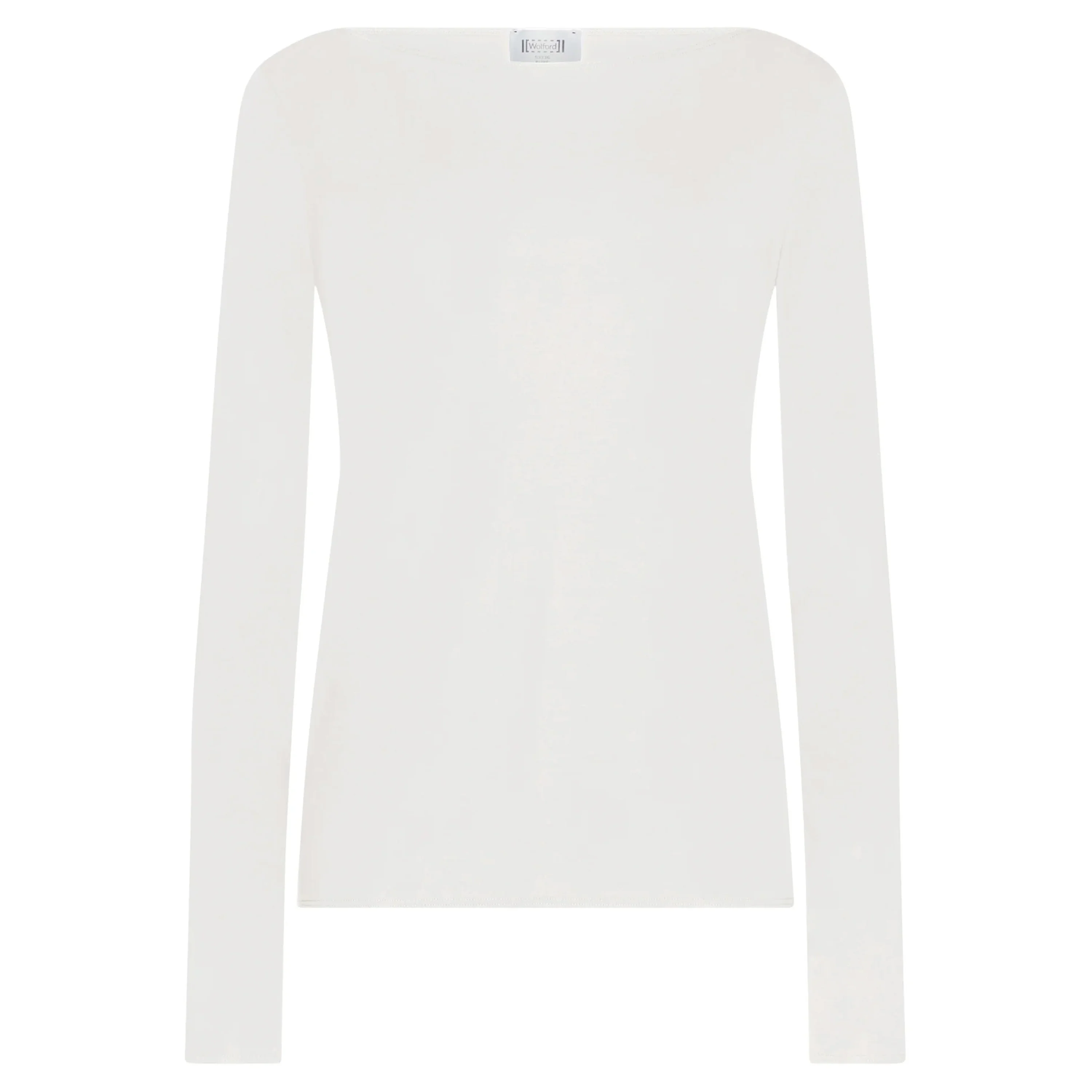 Pure Boat Neck Long Sleeve White