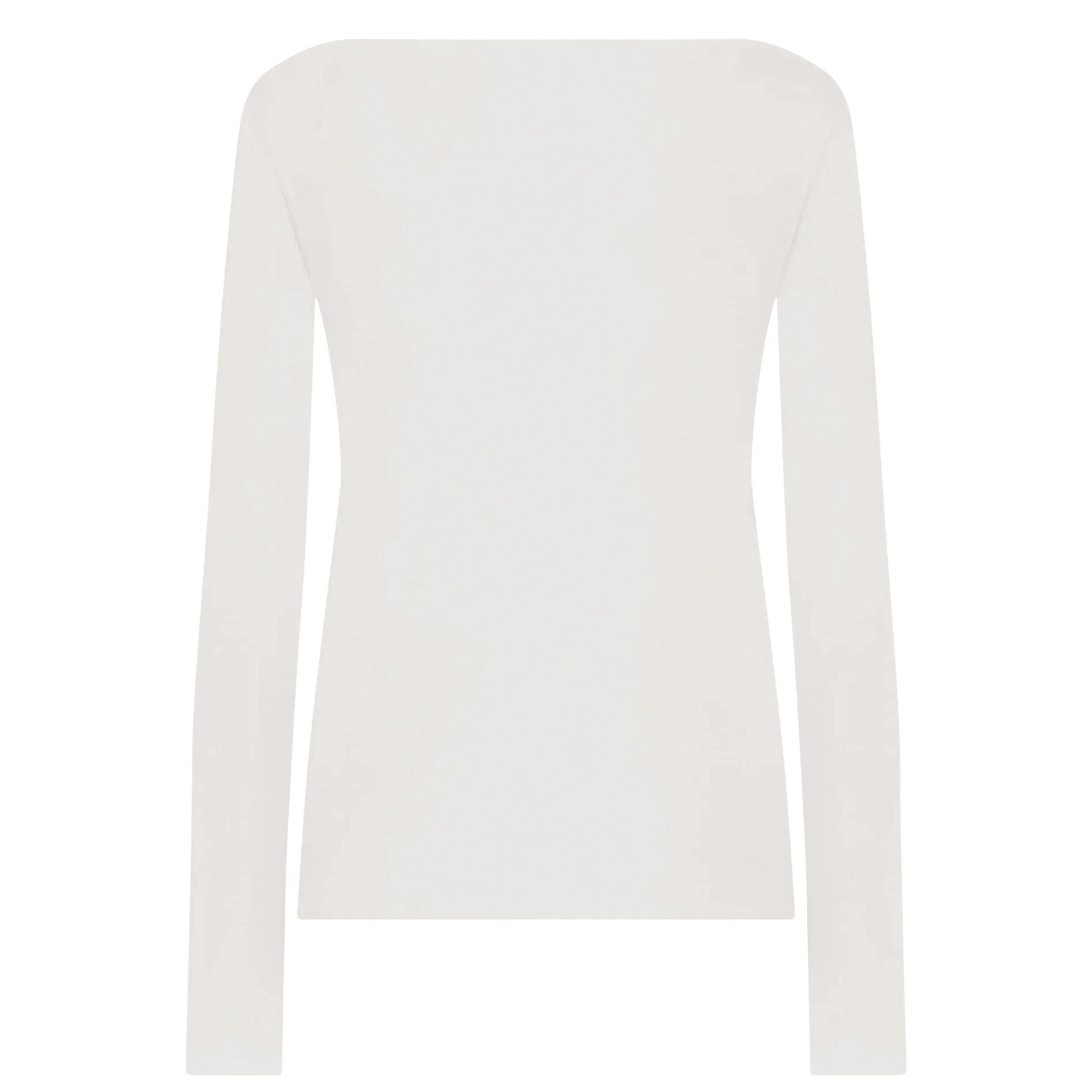 Pure Boat Neck Long Sleeve White - Image 3