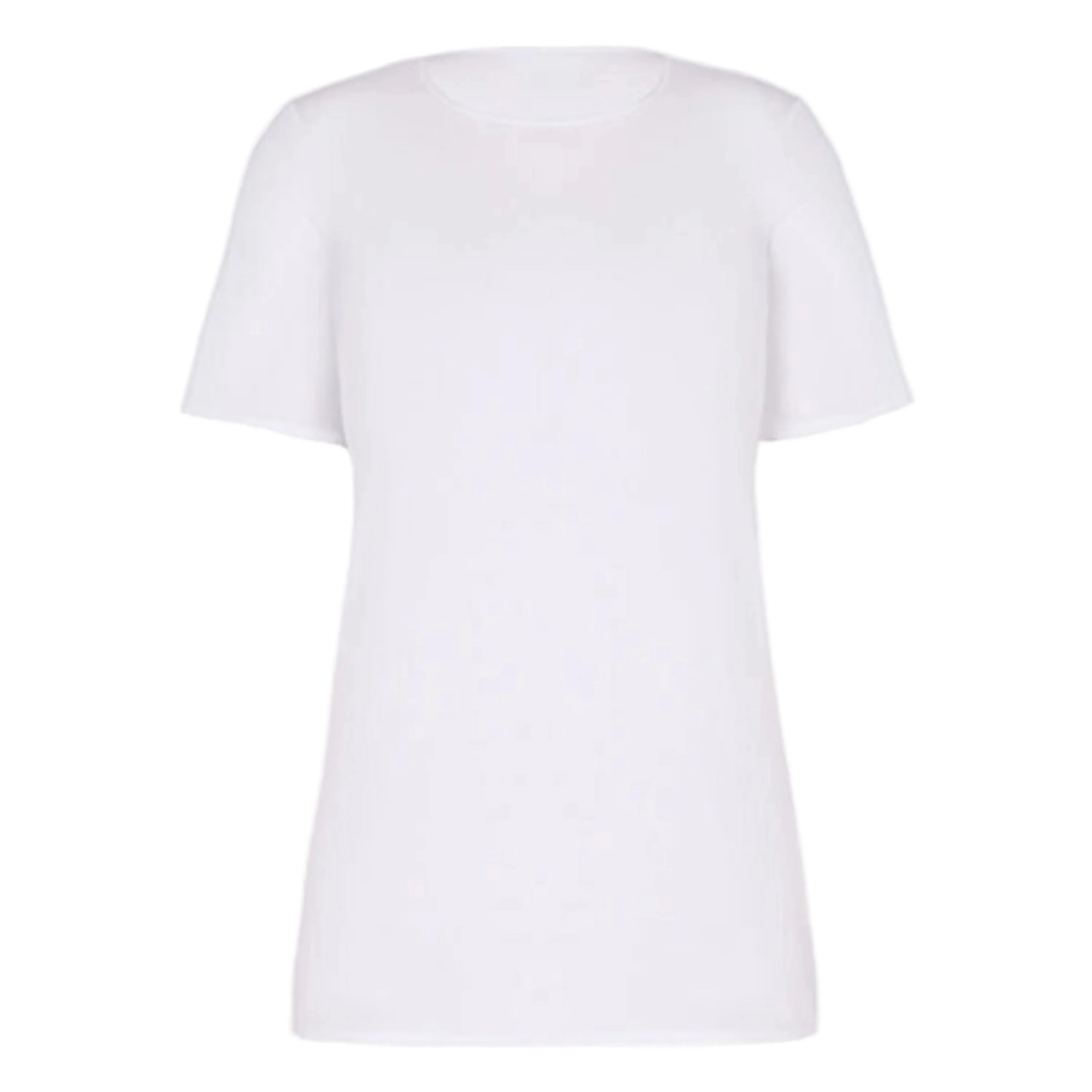 Pure Crew Neck Top White