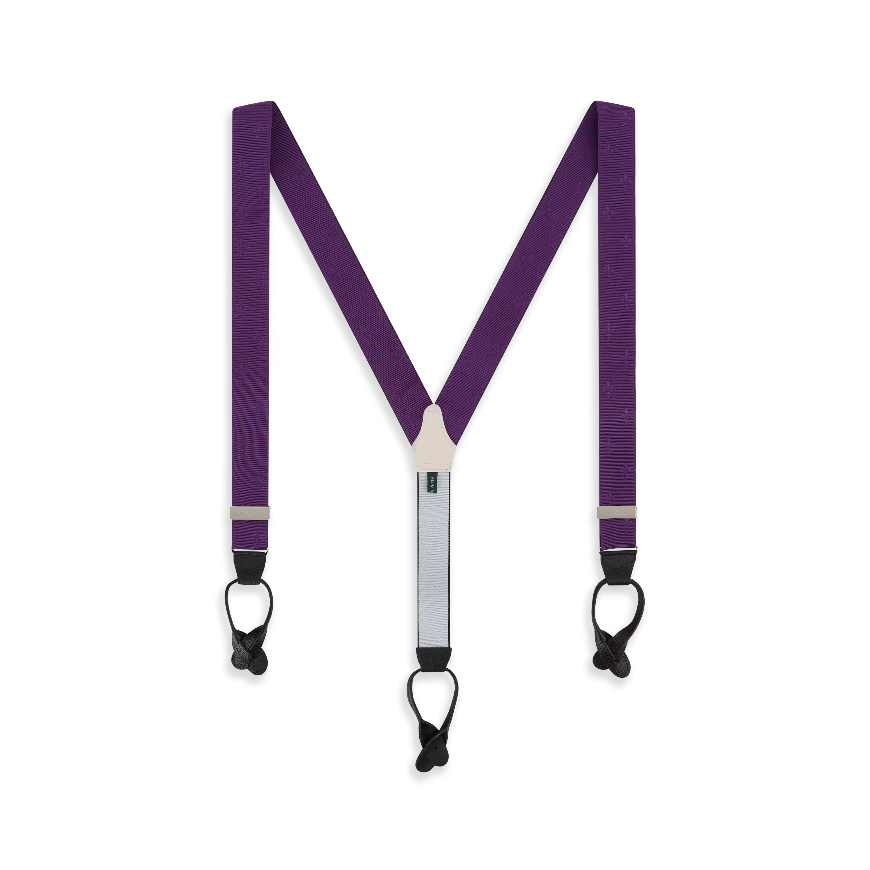 Purple Fleur De Lys Braces - Image 2
