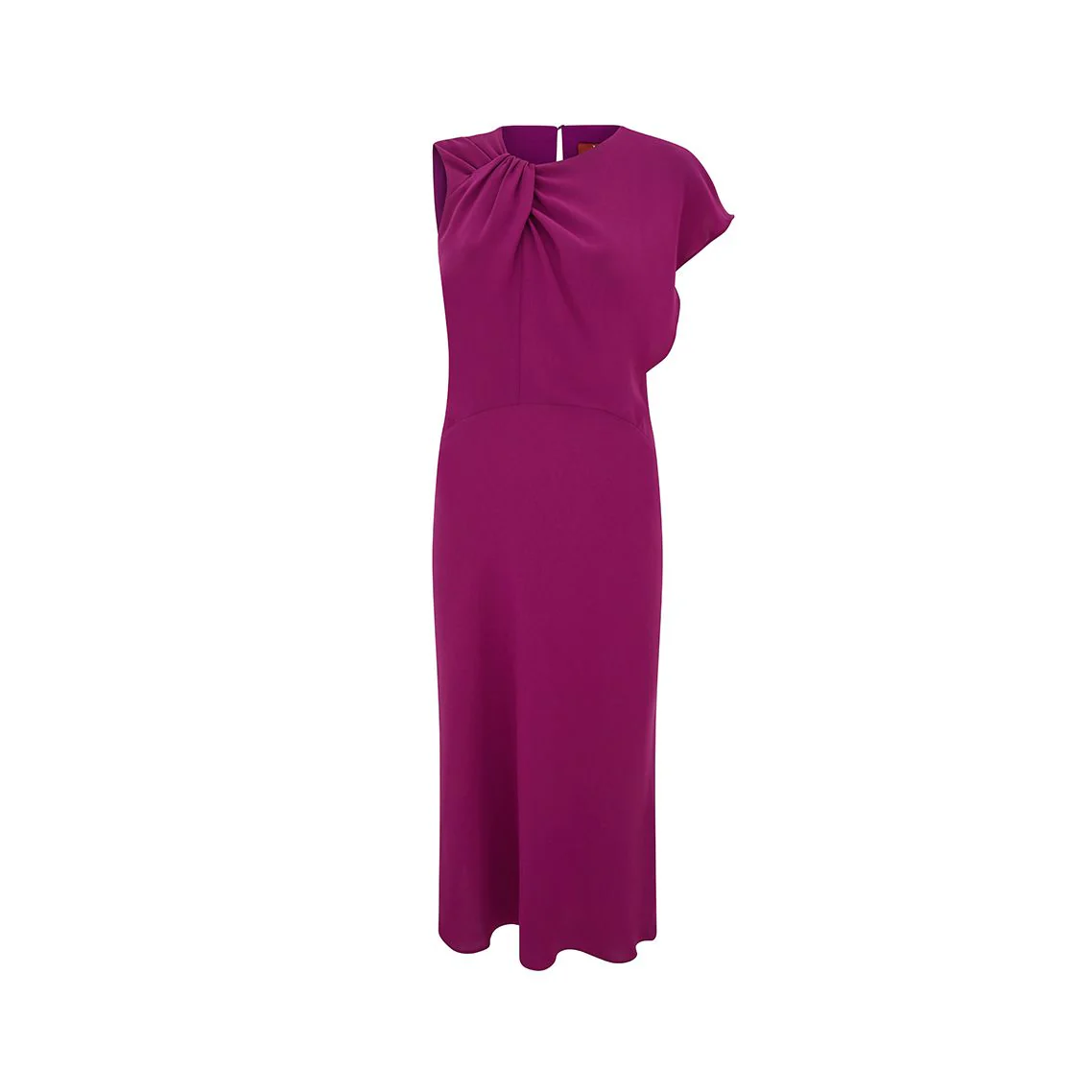 Purple Oscuro Tailored Cady Dress