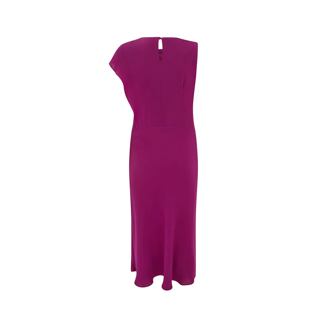 Purple Oscuro Tailored Cady Dress - Image 2