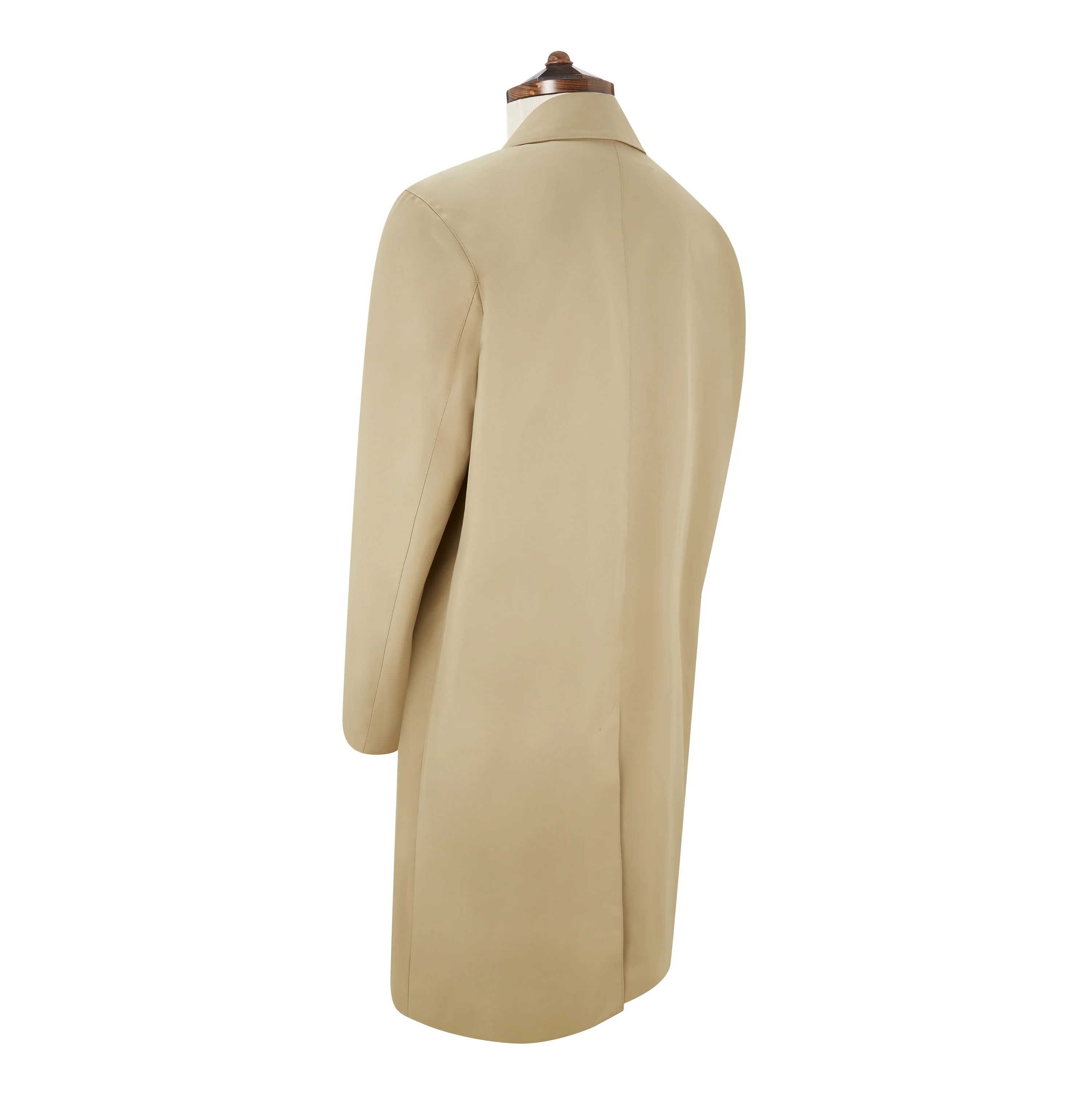 Raiden Beige Cotton Gabardine Raincoat - Image 3