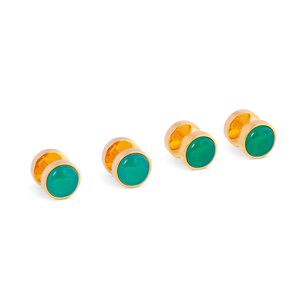 Reversible Shirt Stud Set Tigers Eye - Image 3