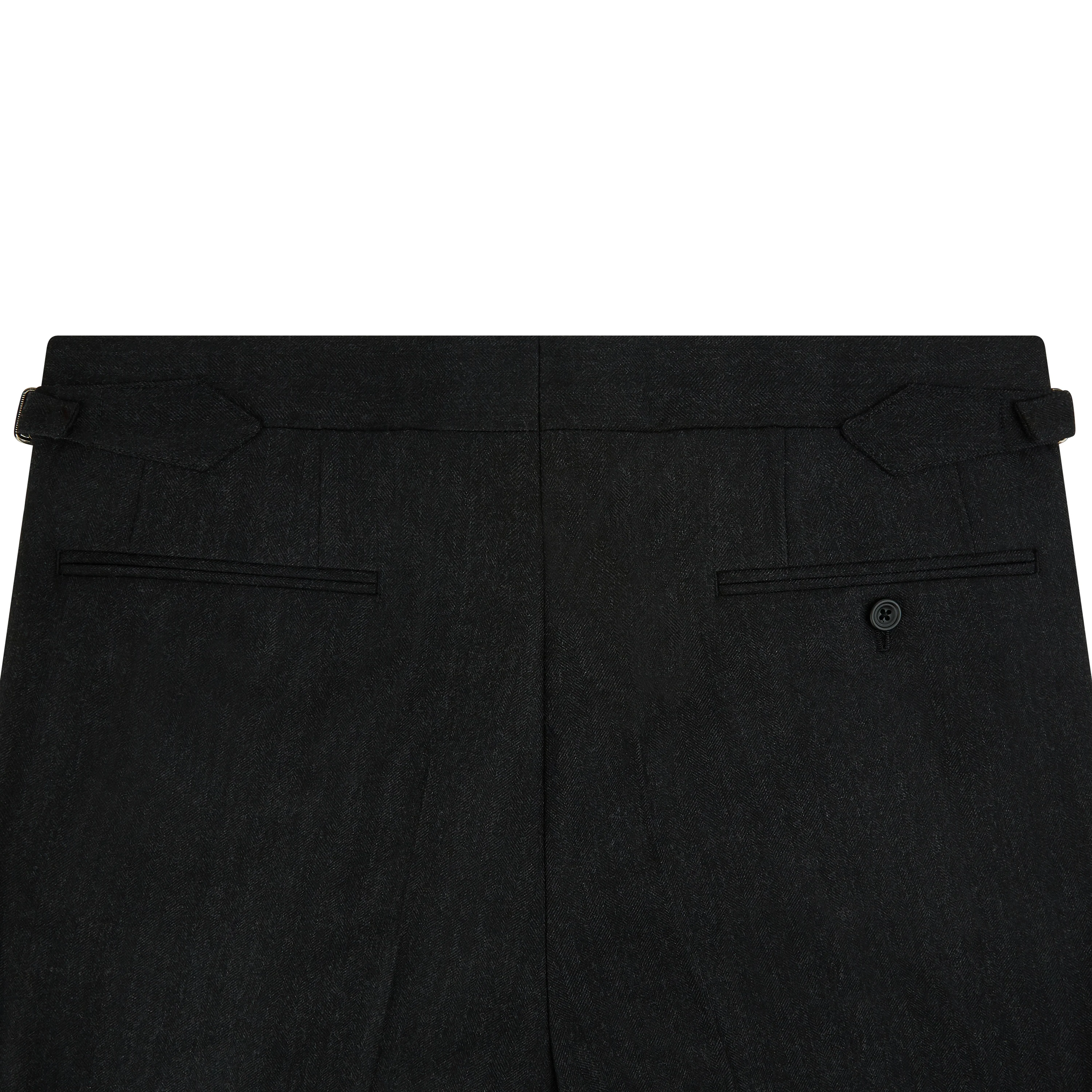 Richmond Charcoal Wide Herringbone Suit - Image 5