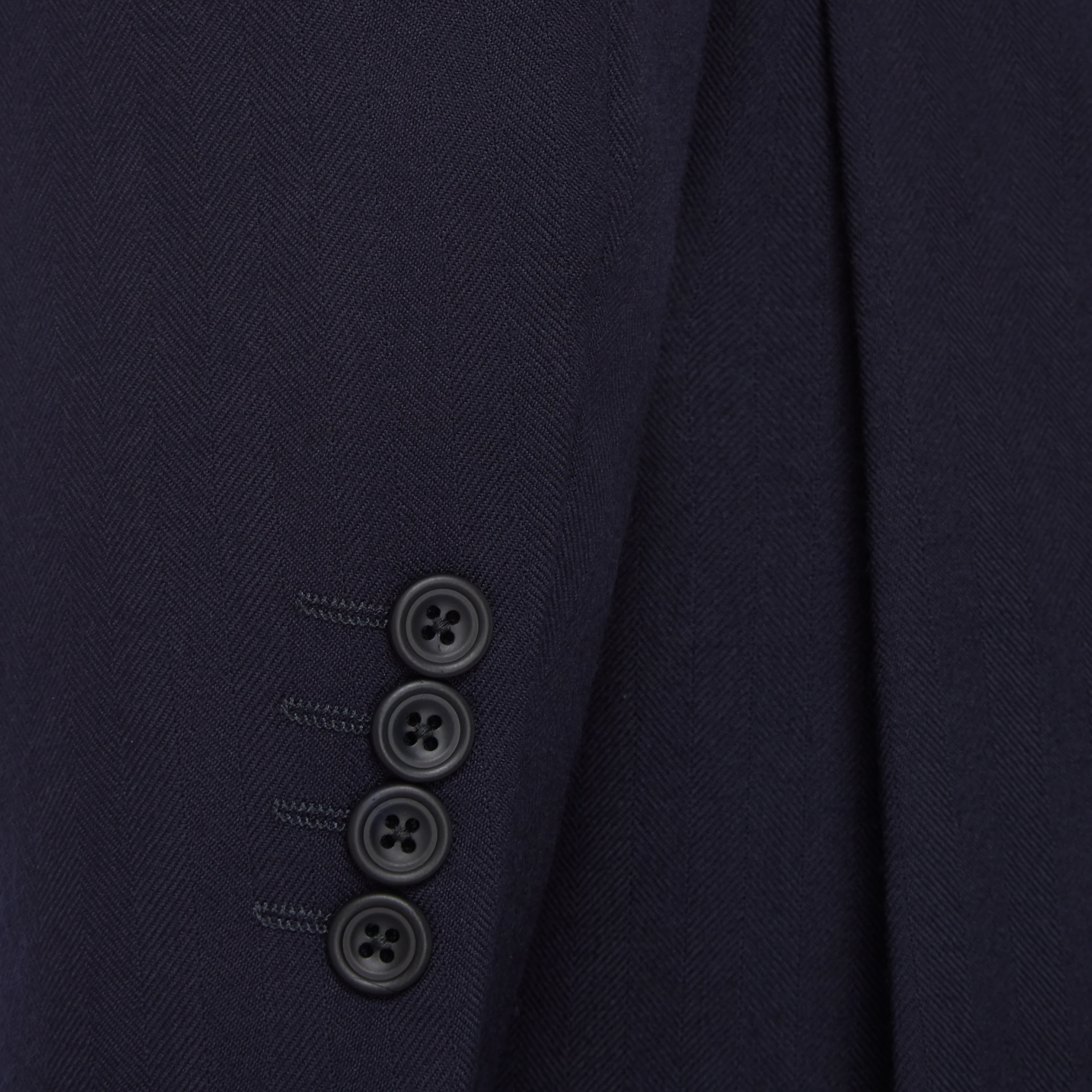 Richmond Navy Herringbone Suit - Image 4