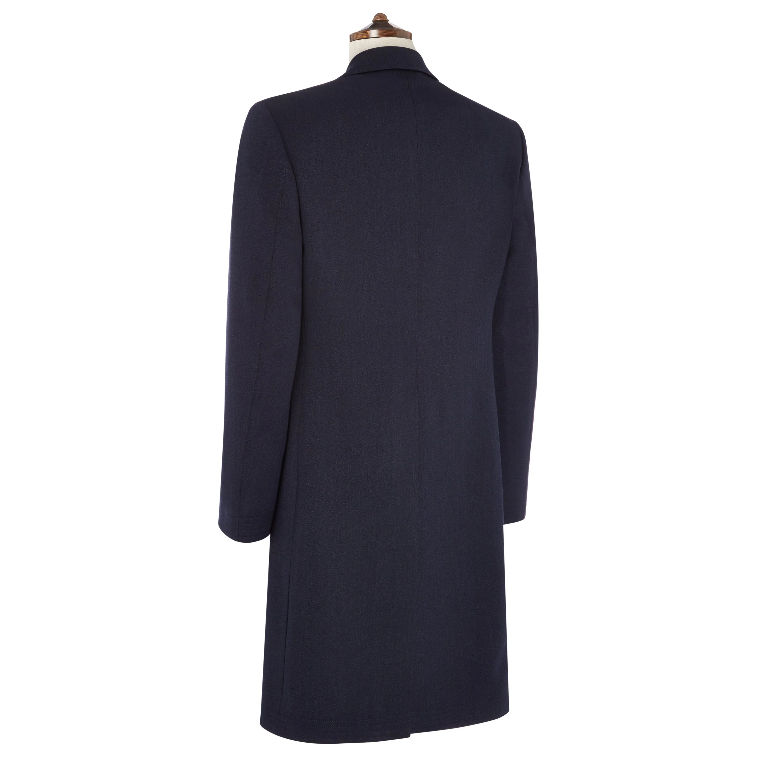 Rothbury Navy Covert Twill Coat - Image 2