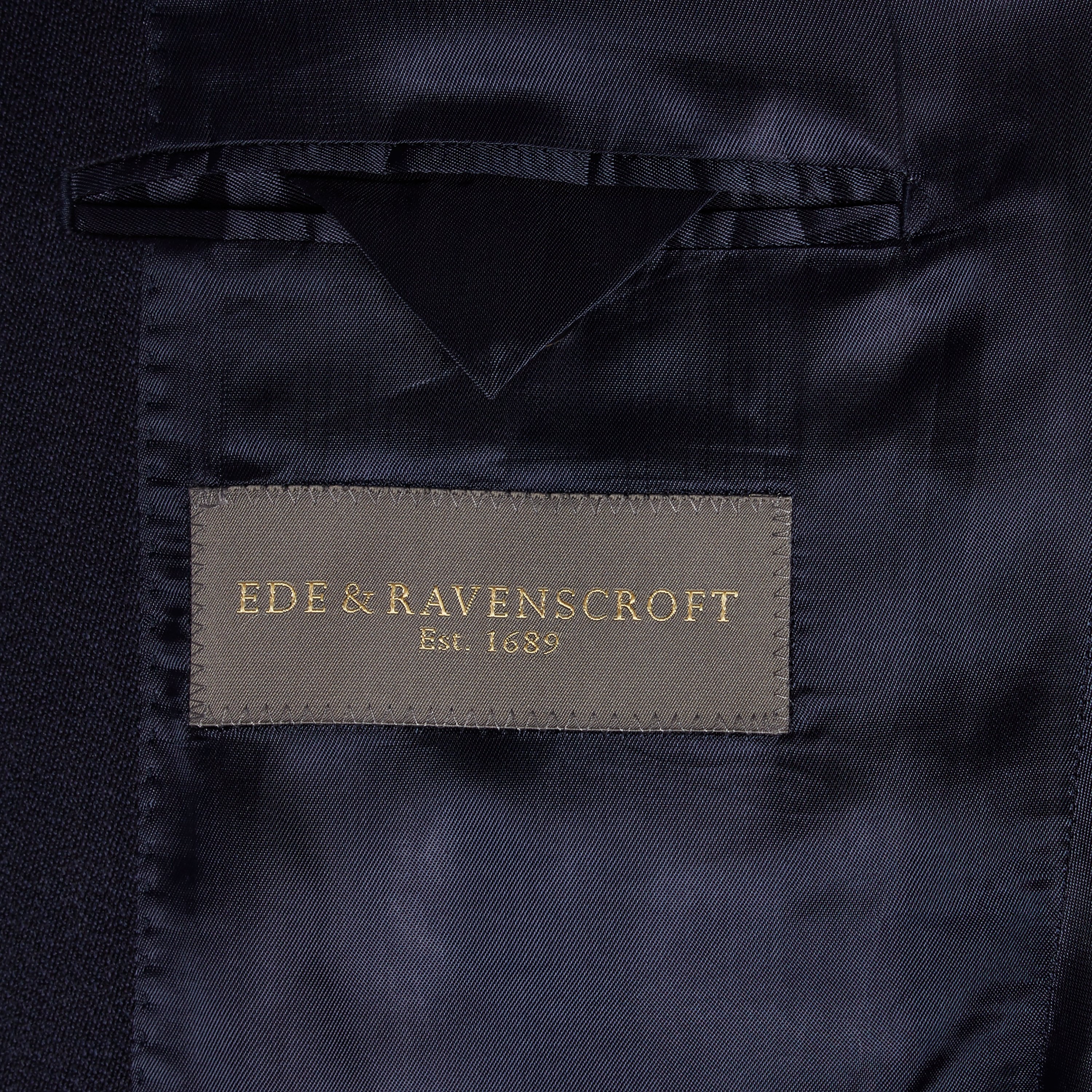 Rothbury Navy Covert Twill Coat - Image 4