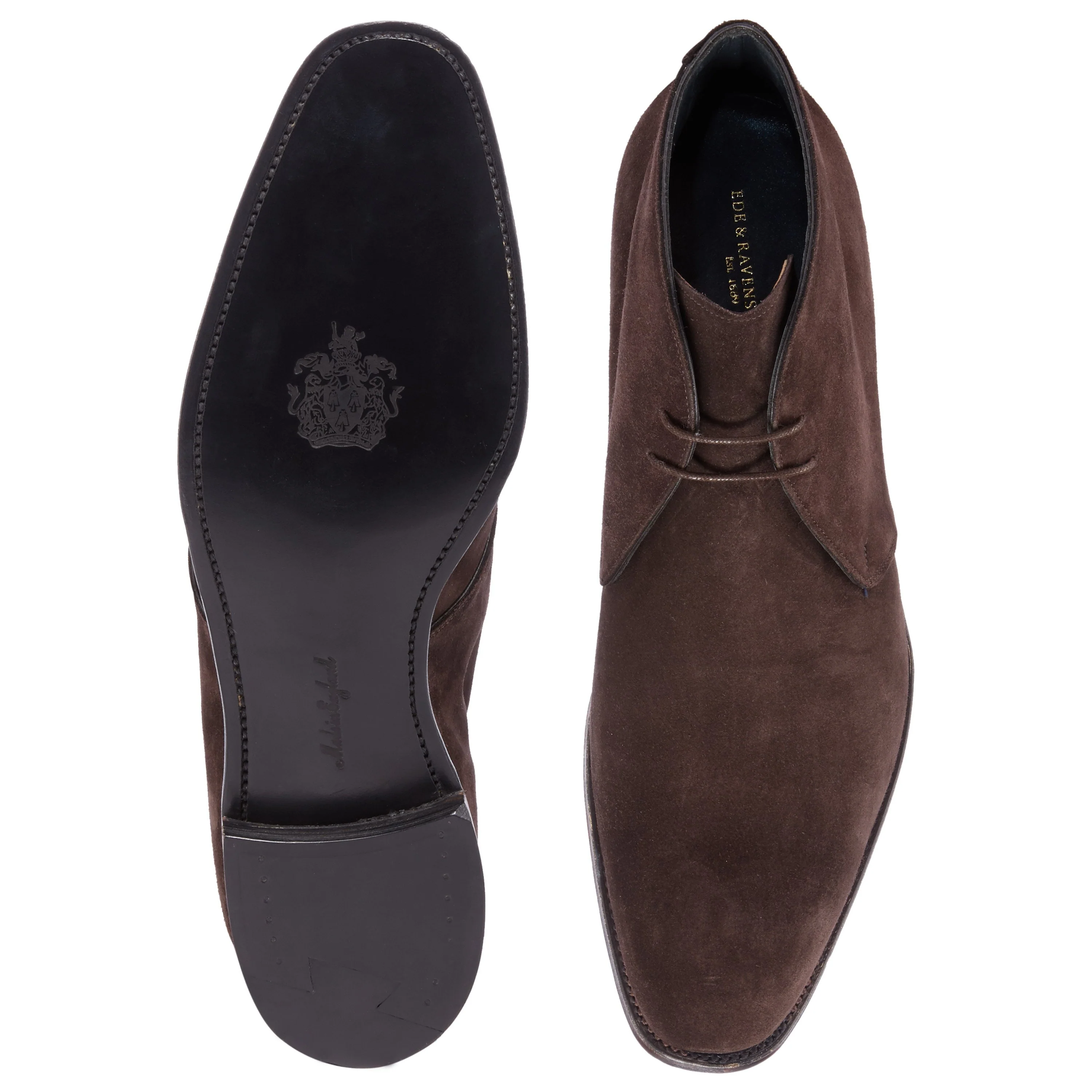 Samuel Brown Suede Chukka Boot - Image 3