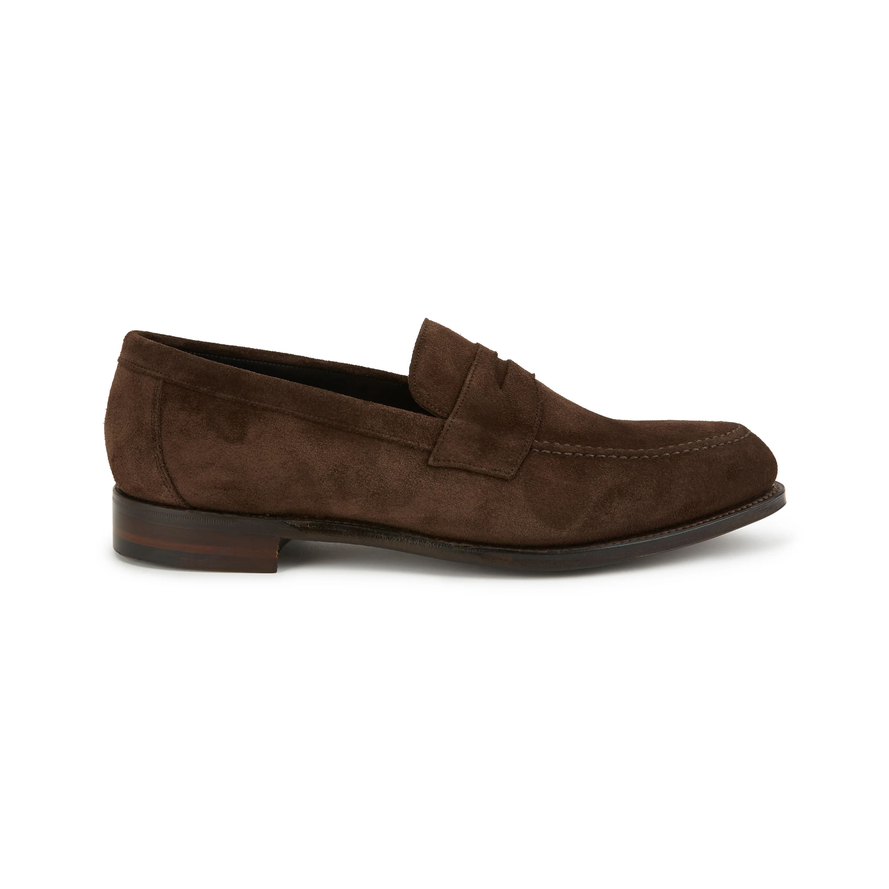 Sandy Brown Suede Penny Suede Loafer - Image 2