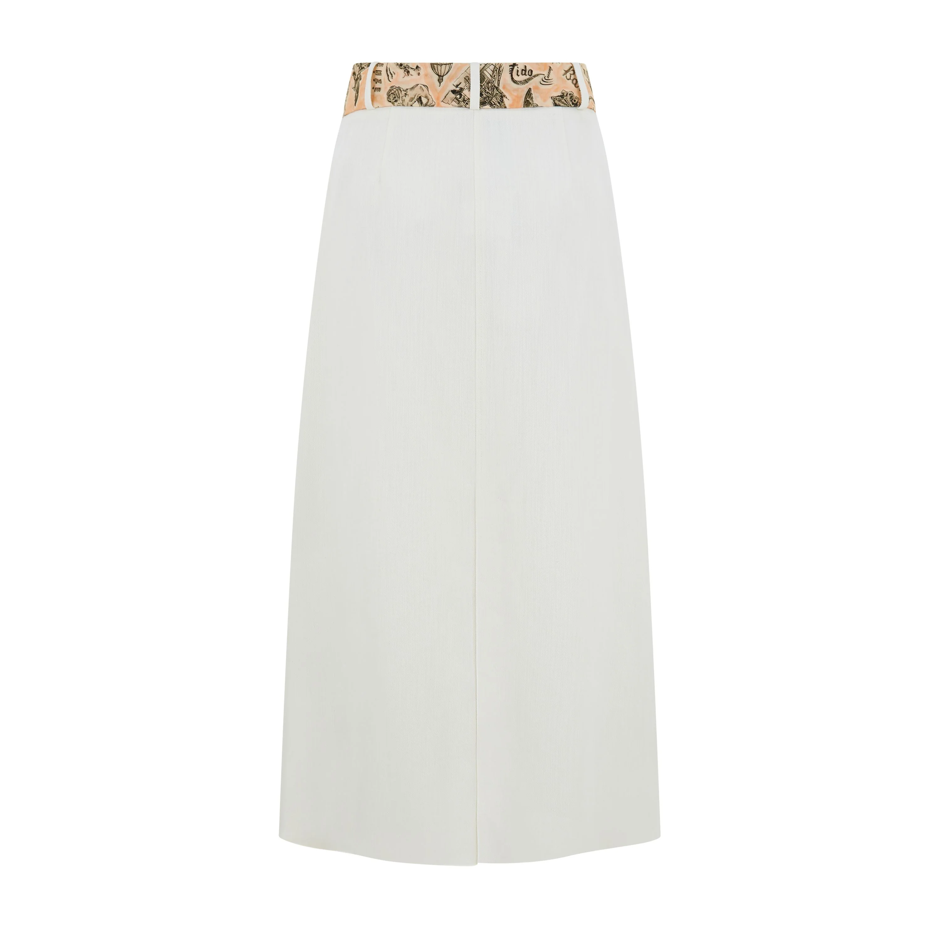 Scarf Belted Skirt - Image 2