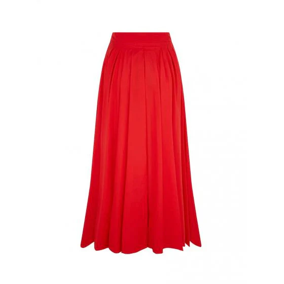 Sera Cotton Skirt Red - Image 2